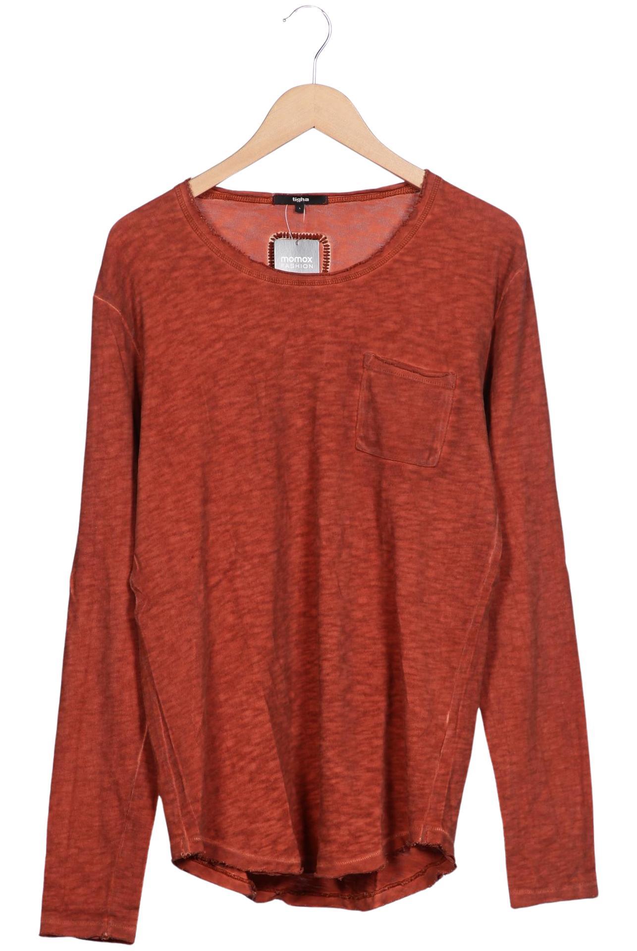 Thumbnail - tigha Herren Langarmshirt, orange, Gr. 52