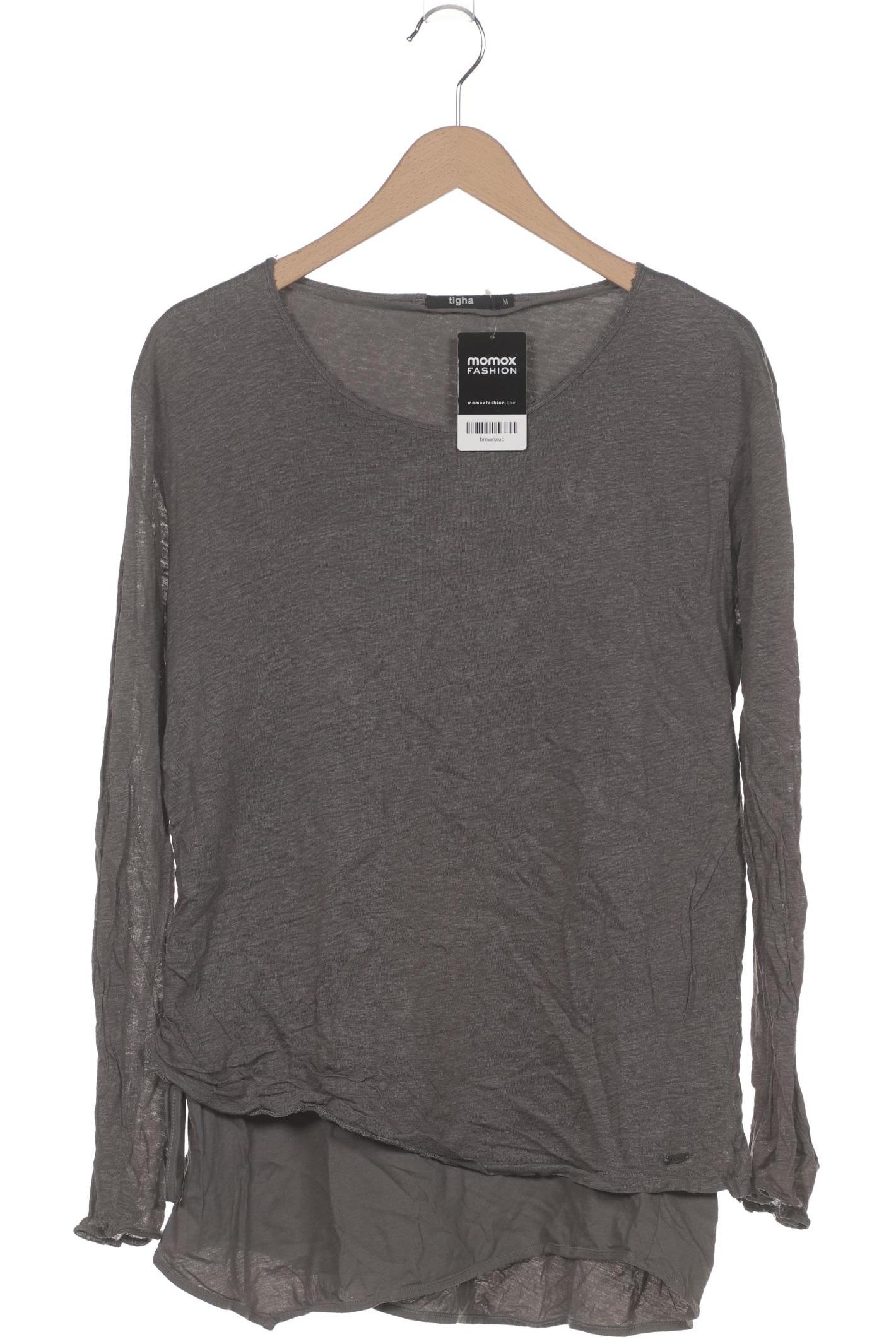

tigha Herren Langarmshirt, grau, Gr. 48