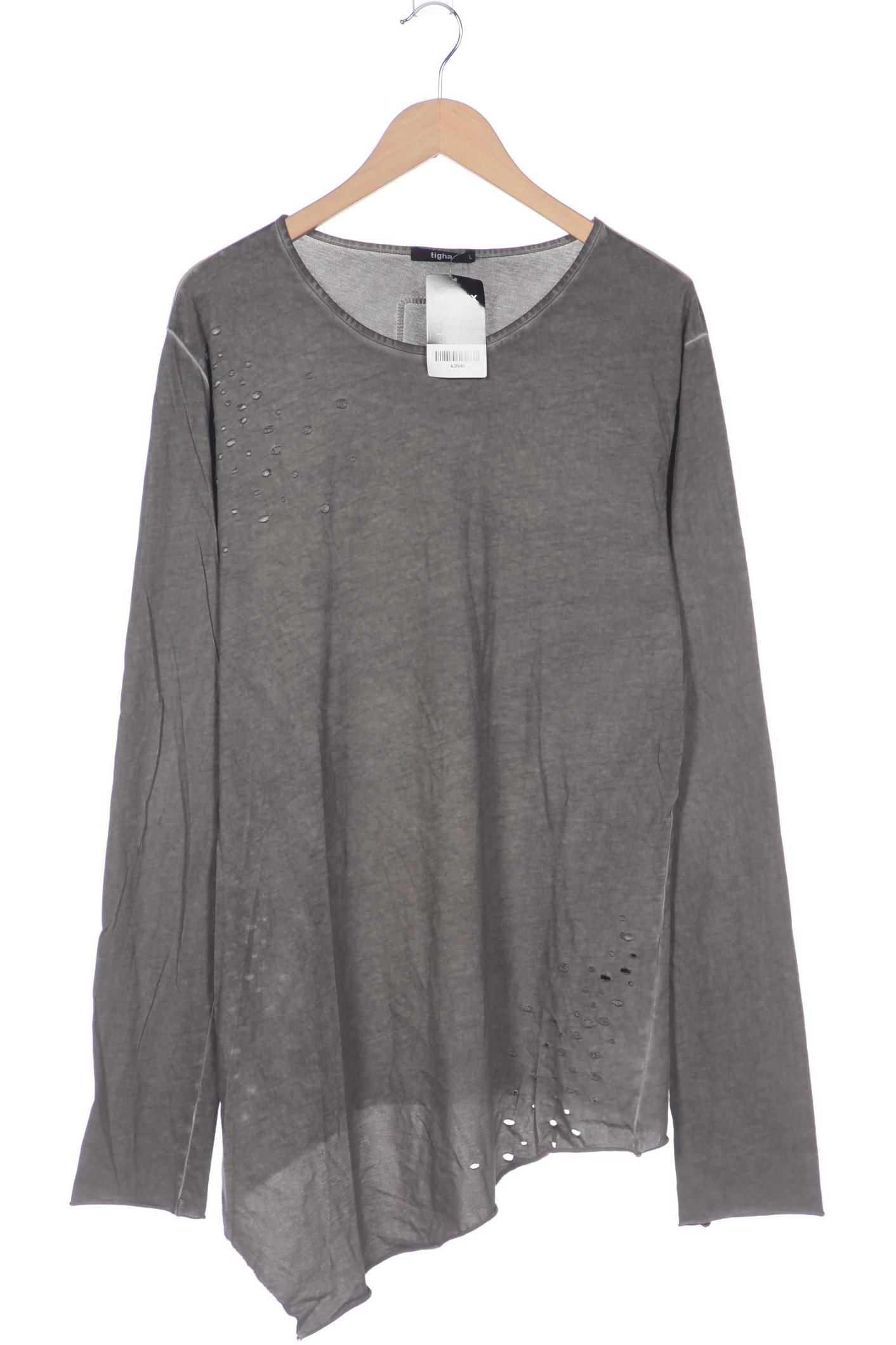

tigha Herren Langarmshirt, grau, Gr. 52