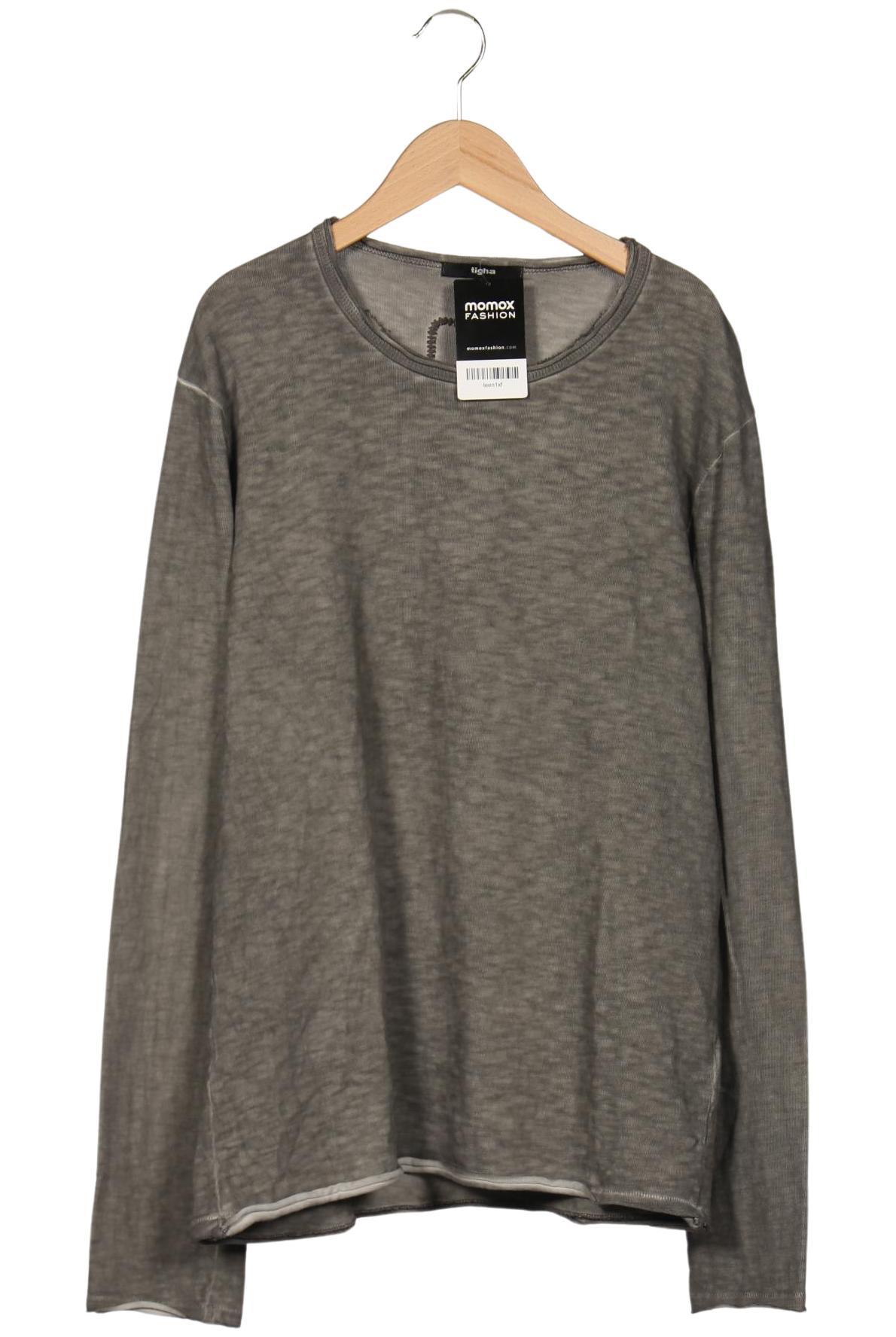 

tigha Herren Langarmshirt, grau, Gr. 48