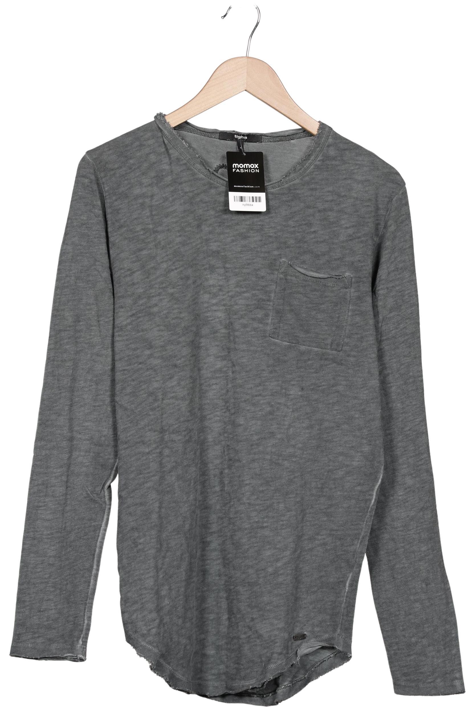 Thumbnail - tigha Herren Langarmshirt, grau, Gr. 46