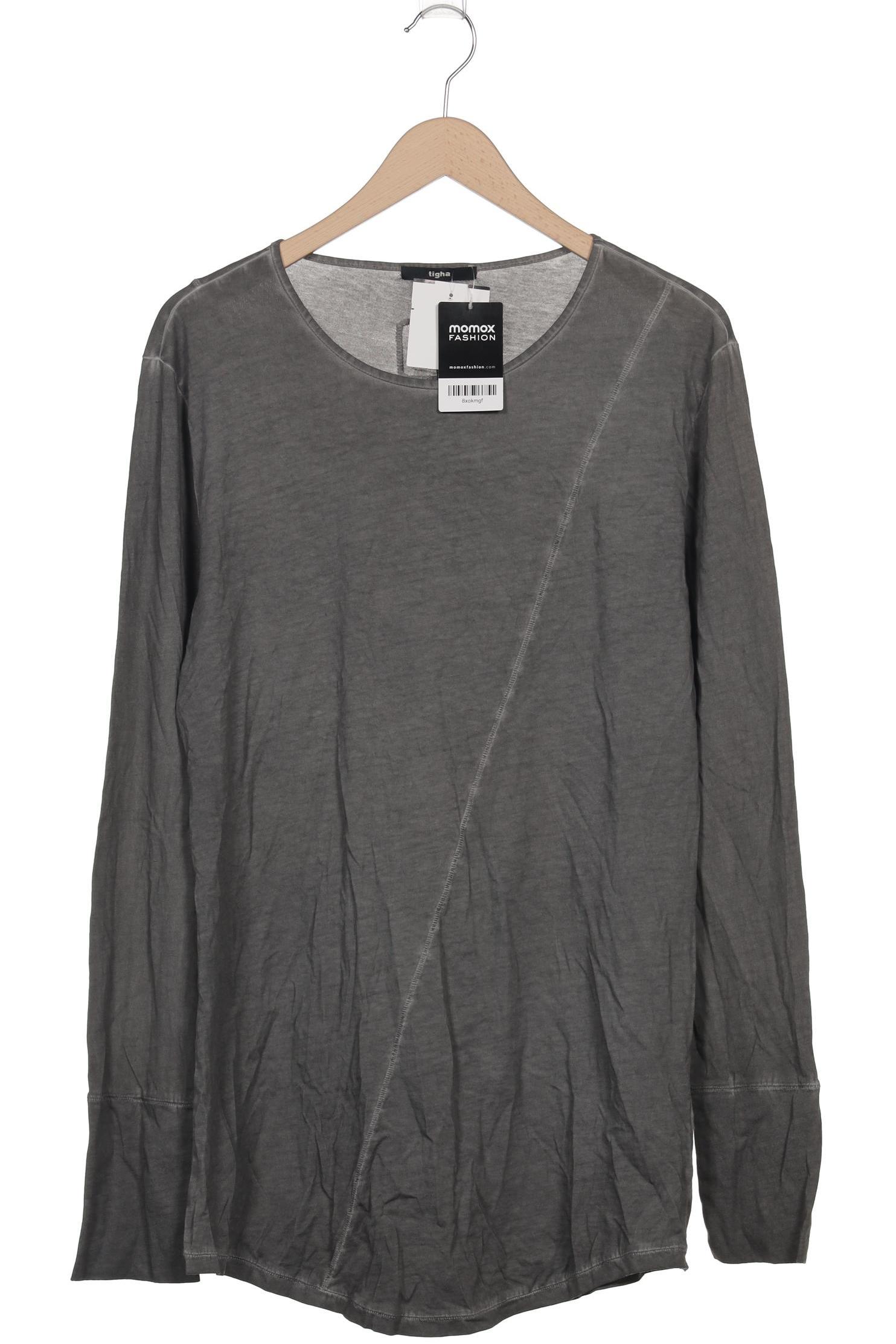 

tigha Herren Langarmshirt, grau, Gr. 48
