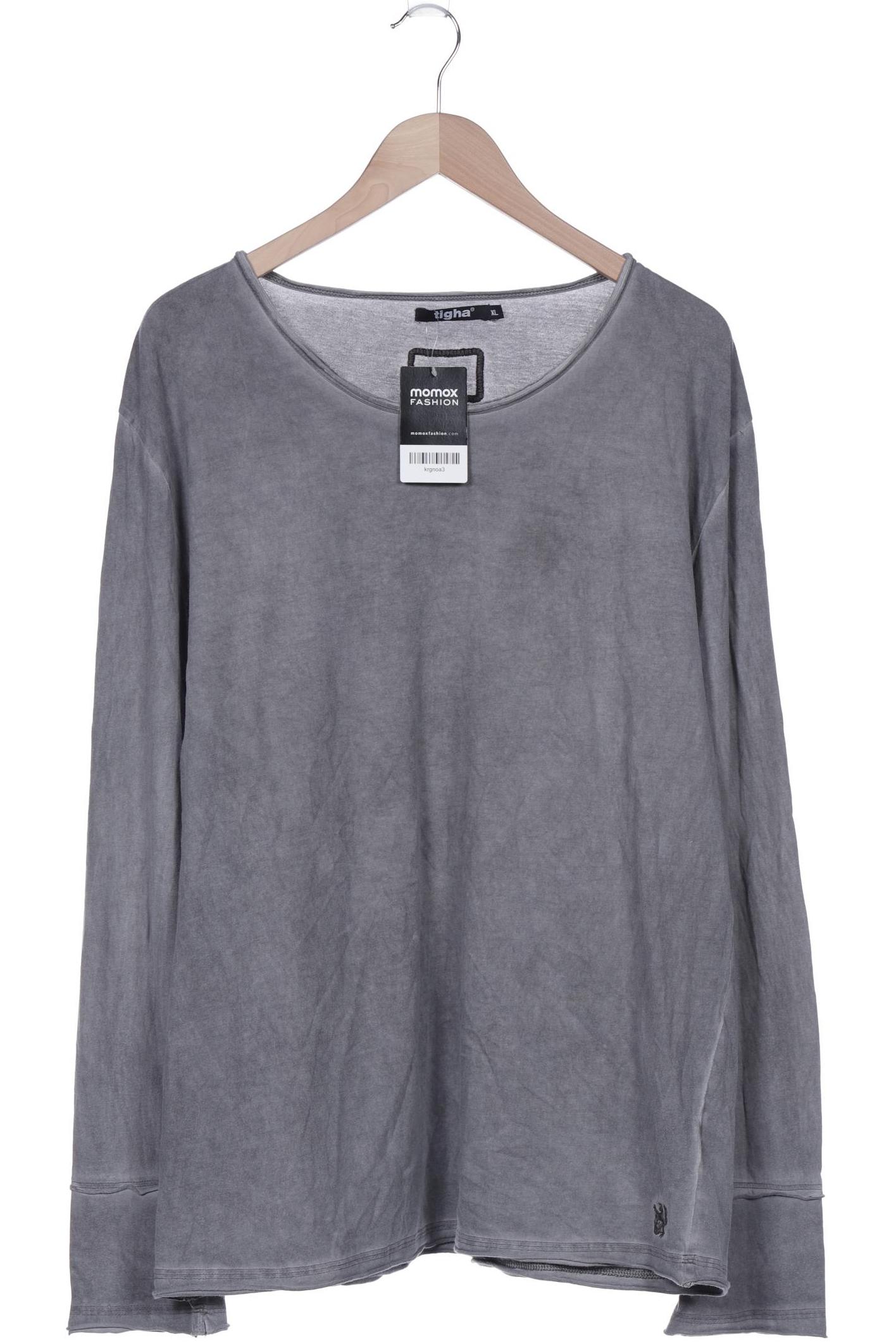 

tigha Herren Langarmshirt, grau, Gr. 54