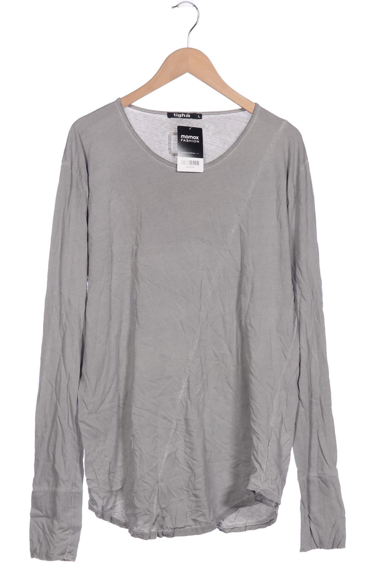 

tigha Herren Langarmshirt, grau, Gr. 52