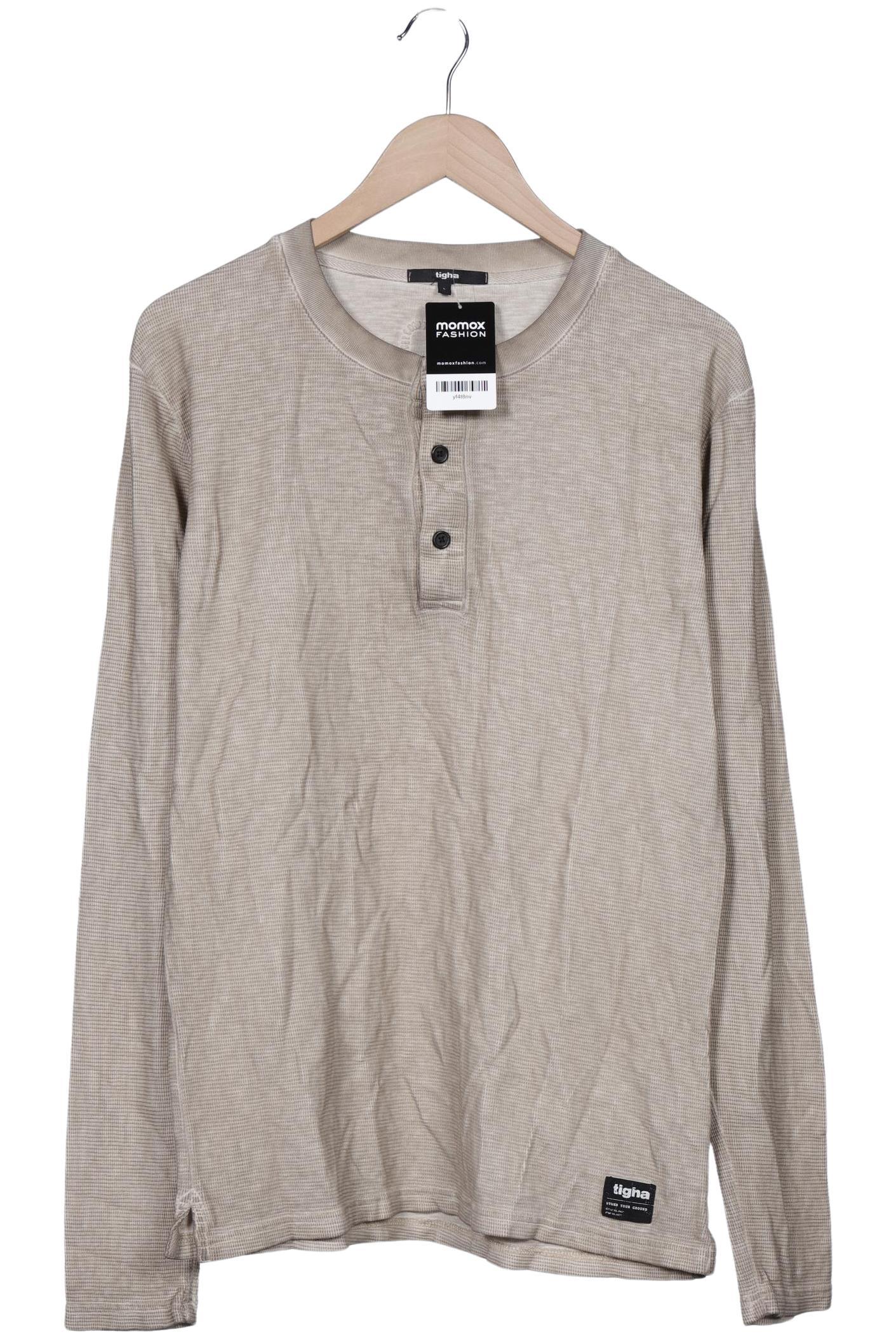 

tigha Herren Langarmshirt, beige, Gr. 52