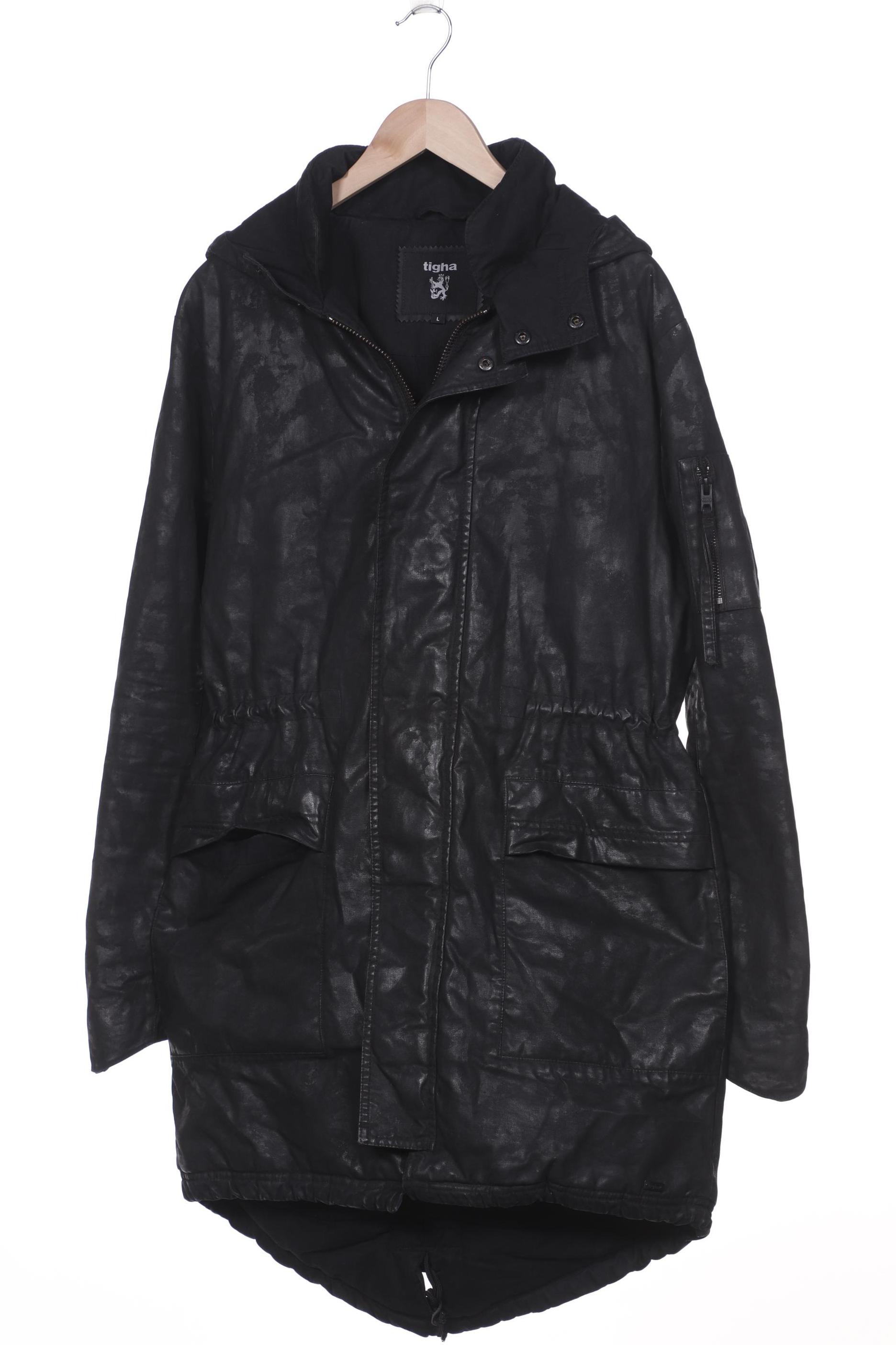 

tigha Herren Mantel, schwarz