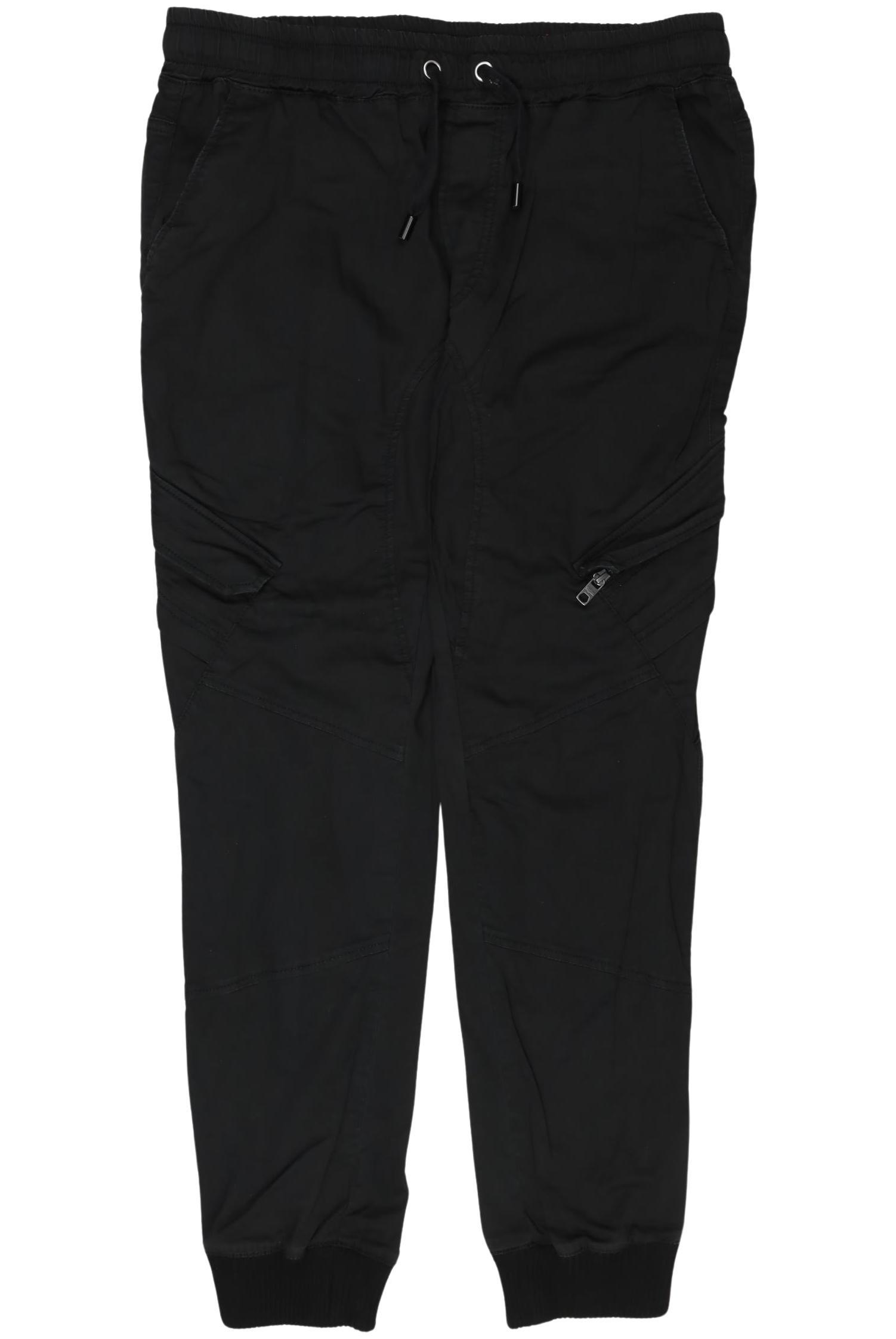 Thumbnail - tigha Herren Stoffhose, schwarz, Gr. 0