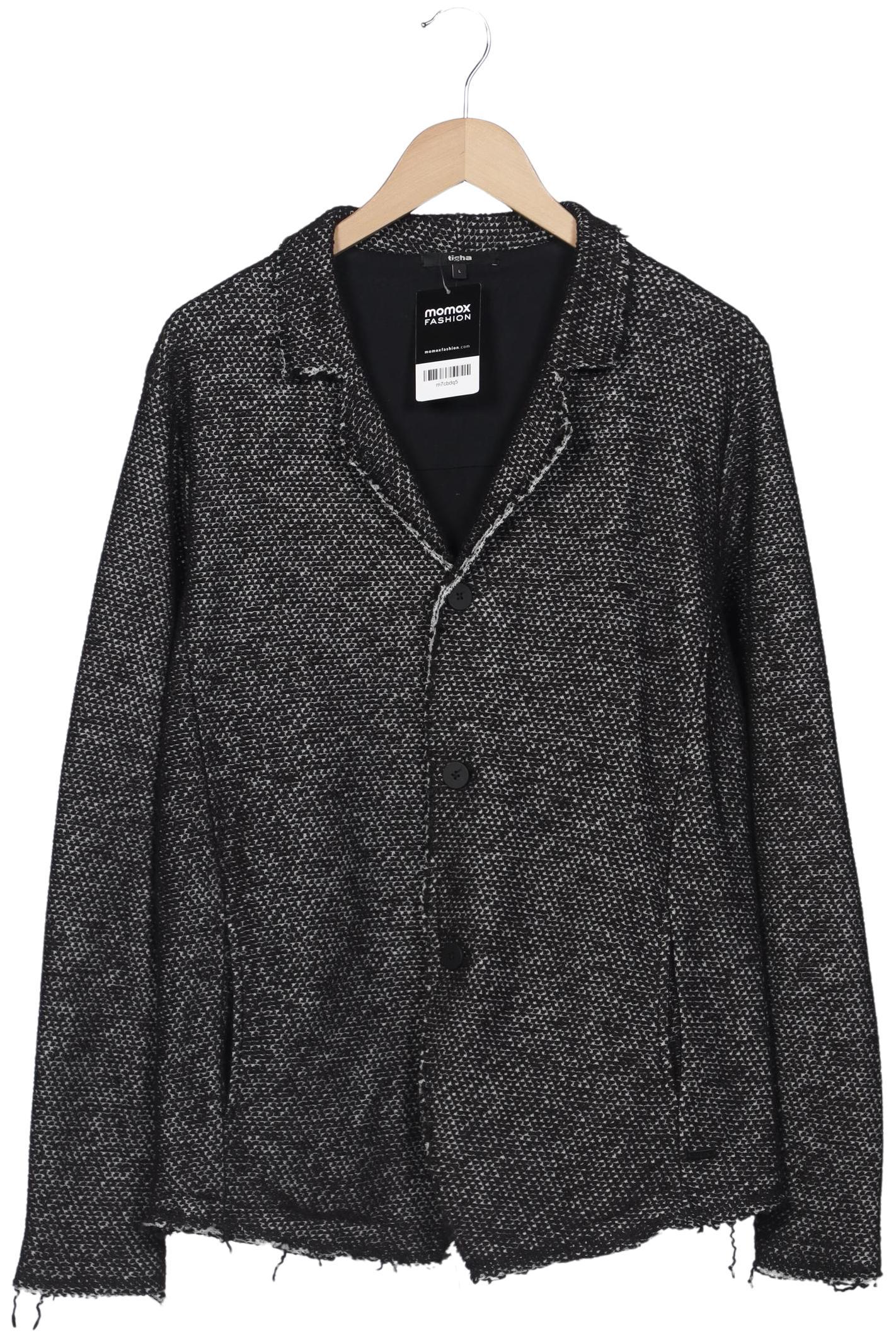 

tigha Herren Strickjacke, schwarz, Gr. 52