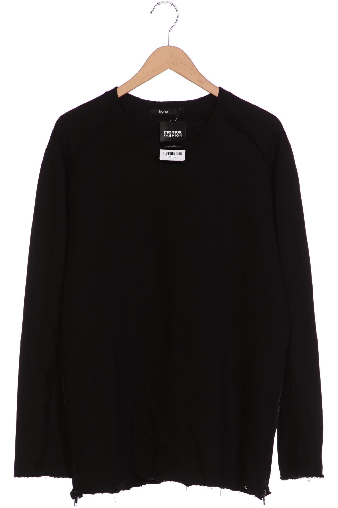 

tigha Herren Sweatshirt, schwarz