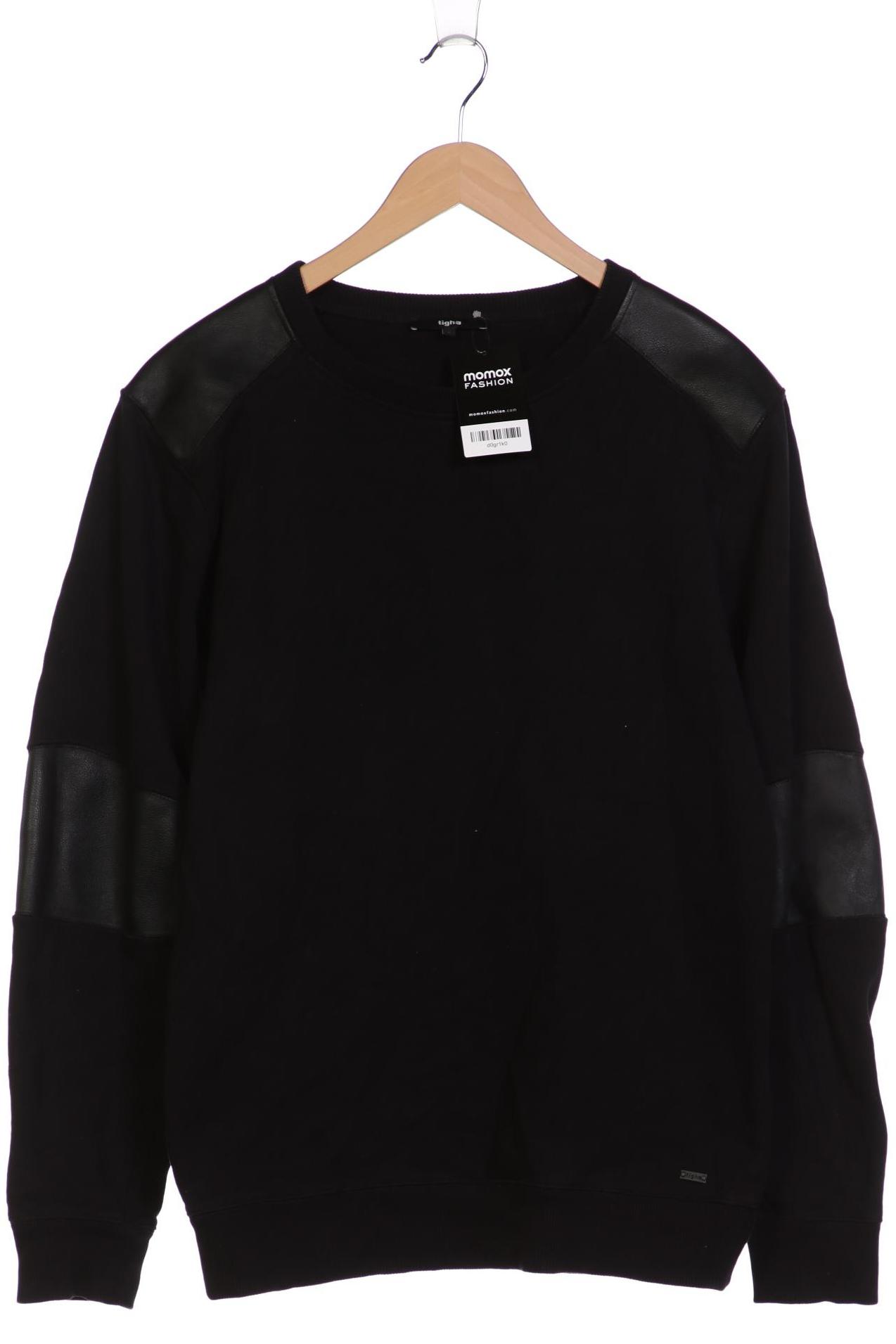 

tigha Herren Sweatshirt, schwarz, Gr. 52