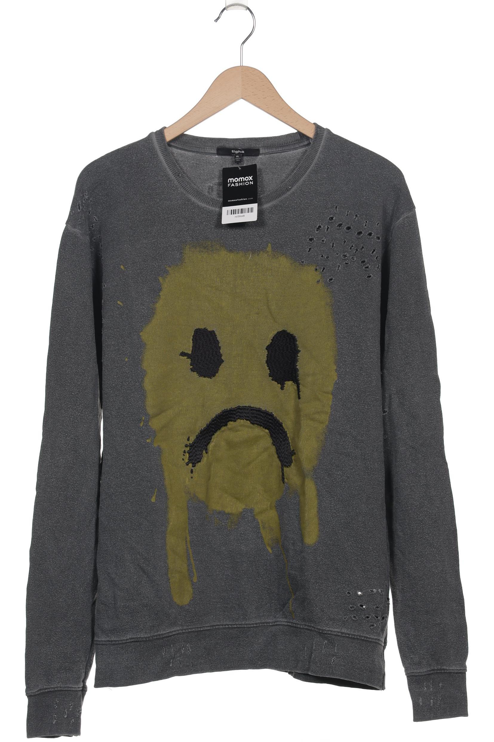 

tigha Herren Sweatshirt, grau, Gr. 54