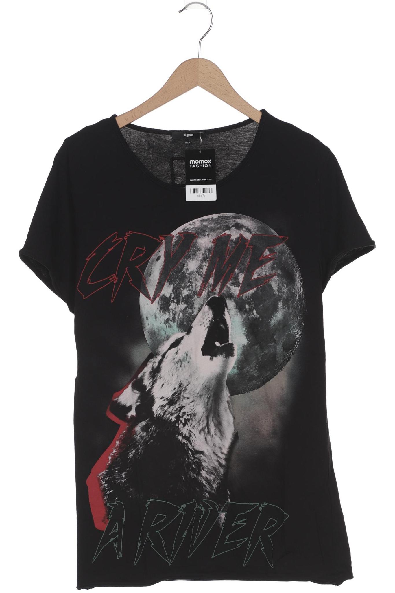 

tigha Herren T-Shirt, schwarz, Gr. 52