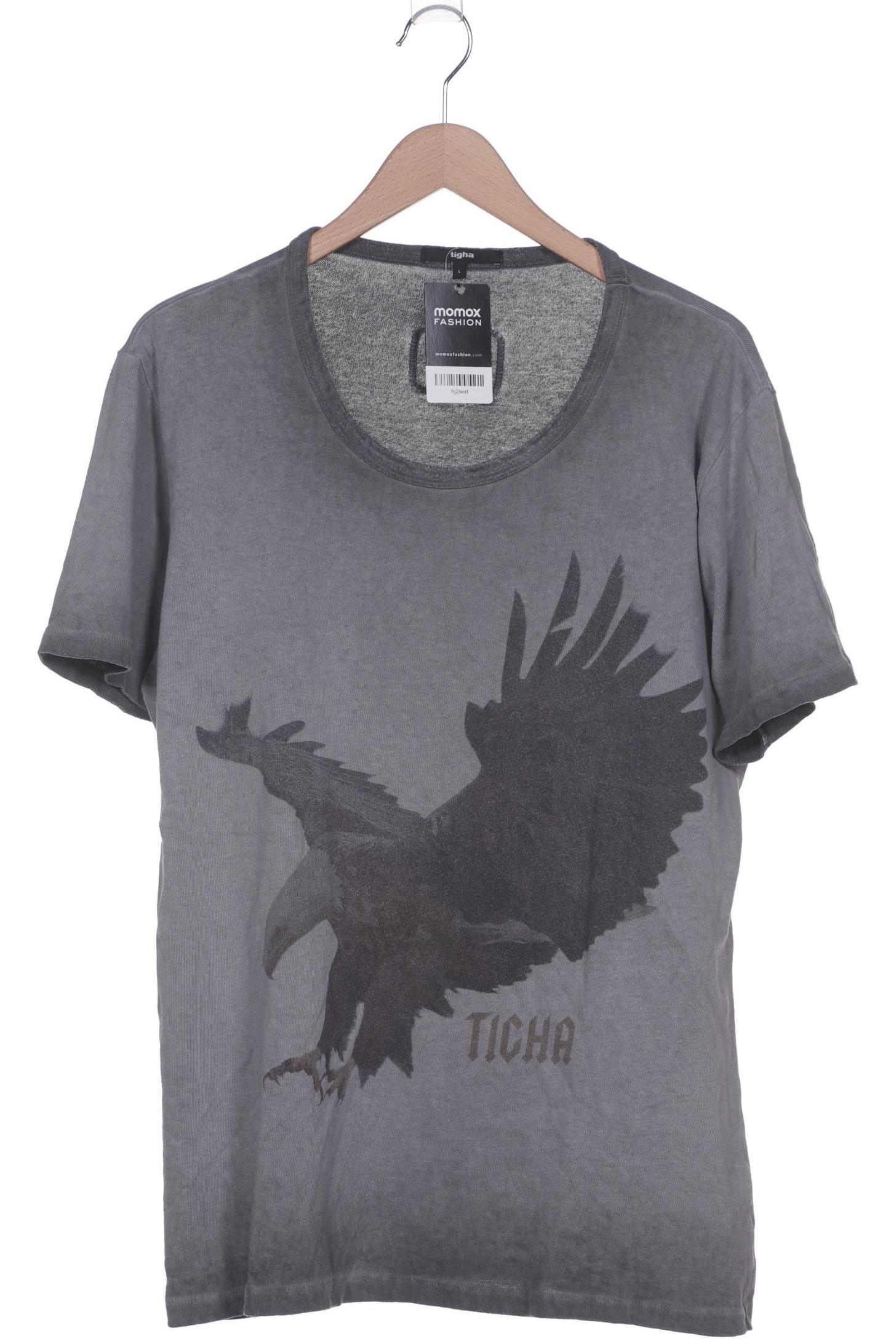 

tigha Herren T-Shirt, grau, Gr. 52