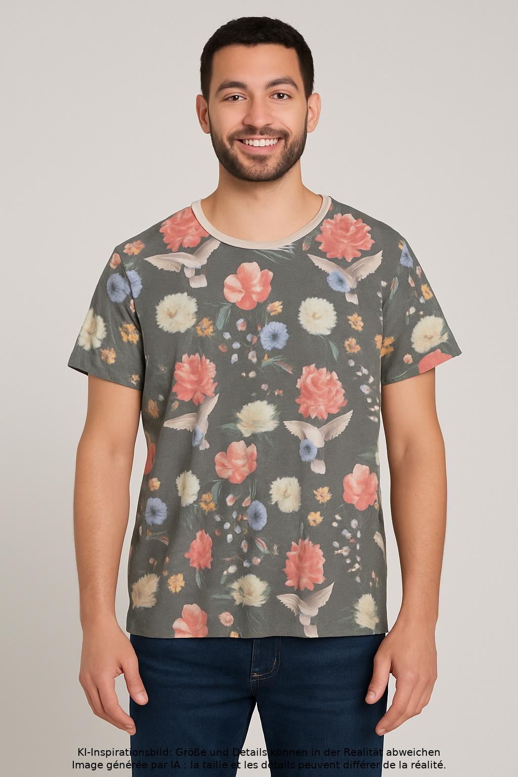 

tigha Herren T-Shirt, grau, Gr. 54