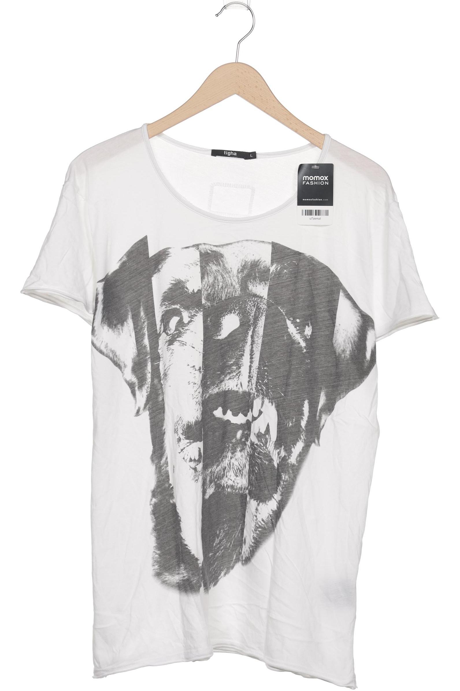 

tigha Herren T-Shirt, weiß, Gr. 52