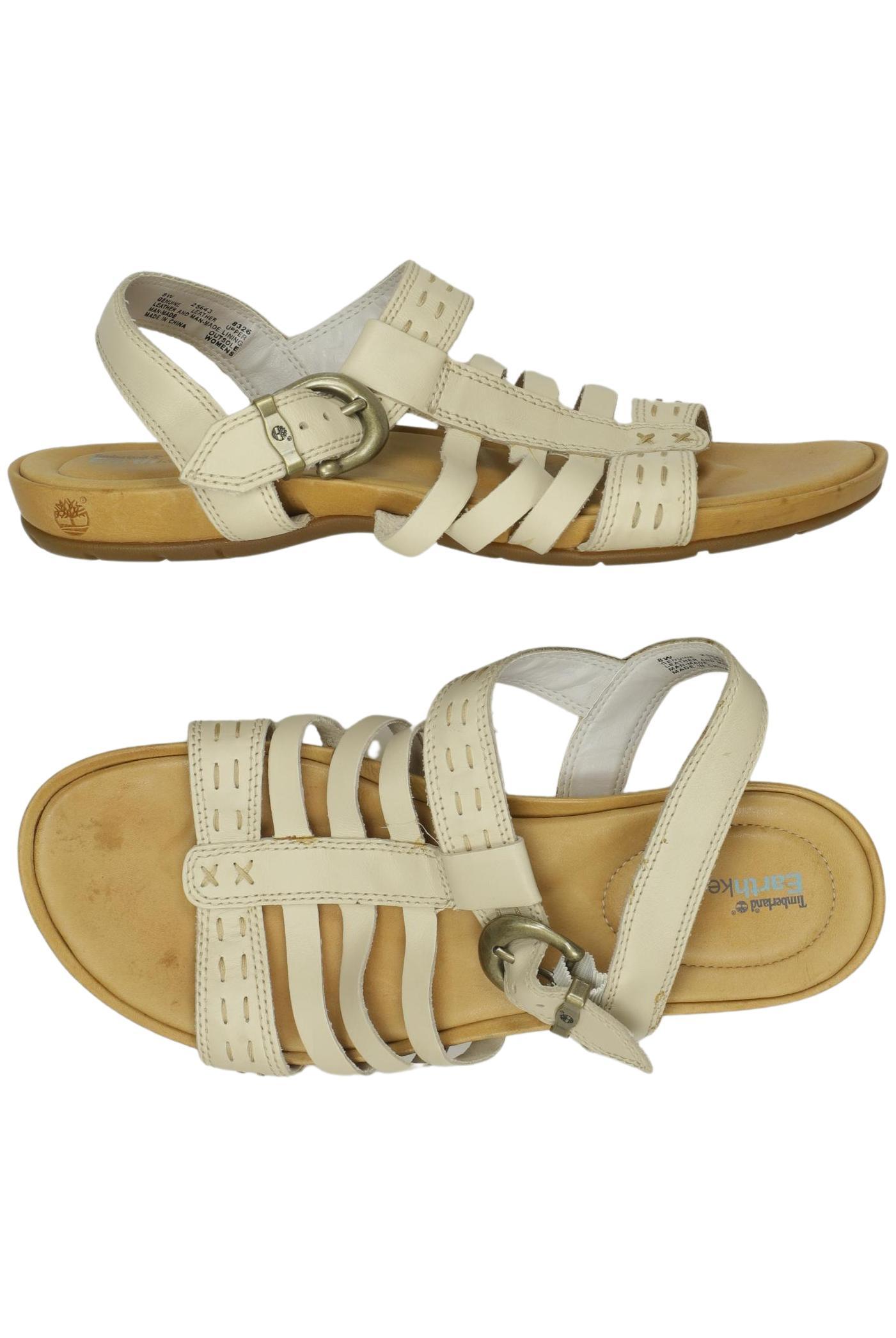 

Timberland Damen Sandale, cremeweiß, Gr. 8