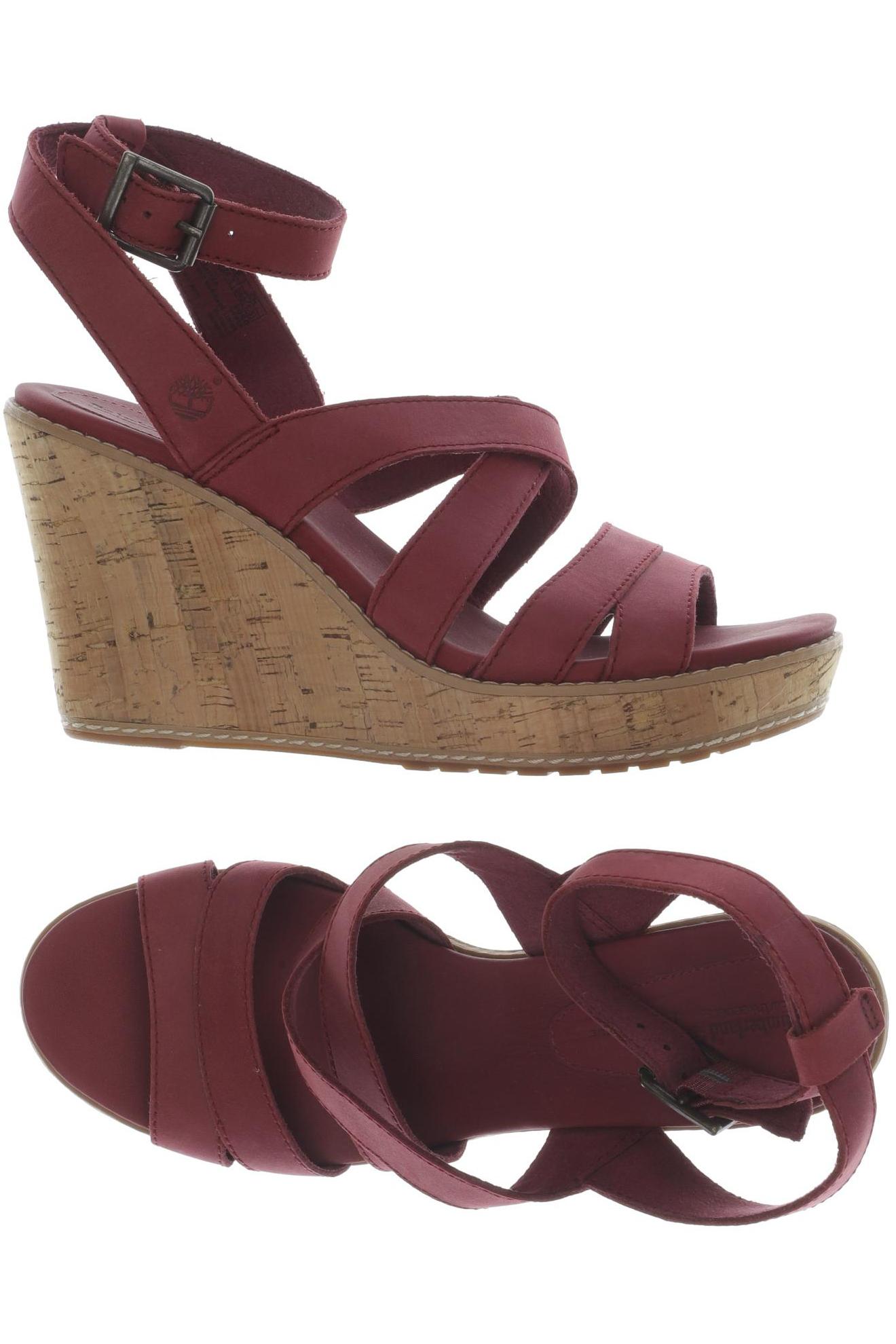 

Timberland Damen Sandale, bordeaux, Gr. 38.5