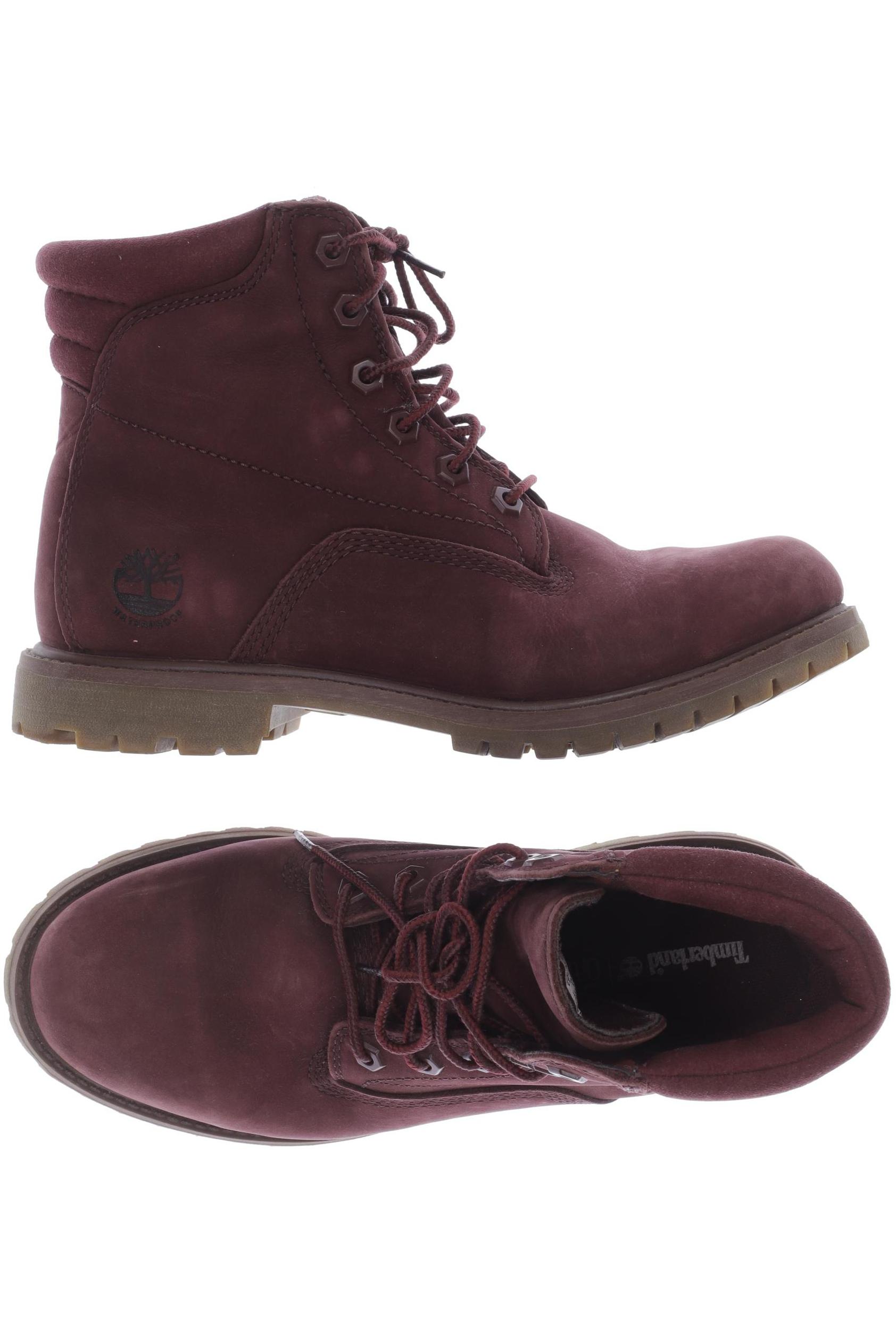 

Timberland Damen Stiefelette, bordeaux, Gr. 38.5