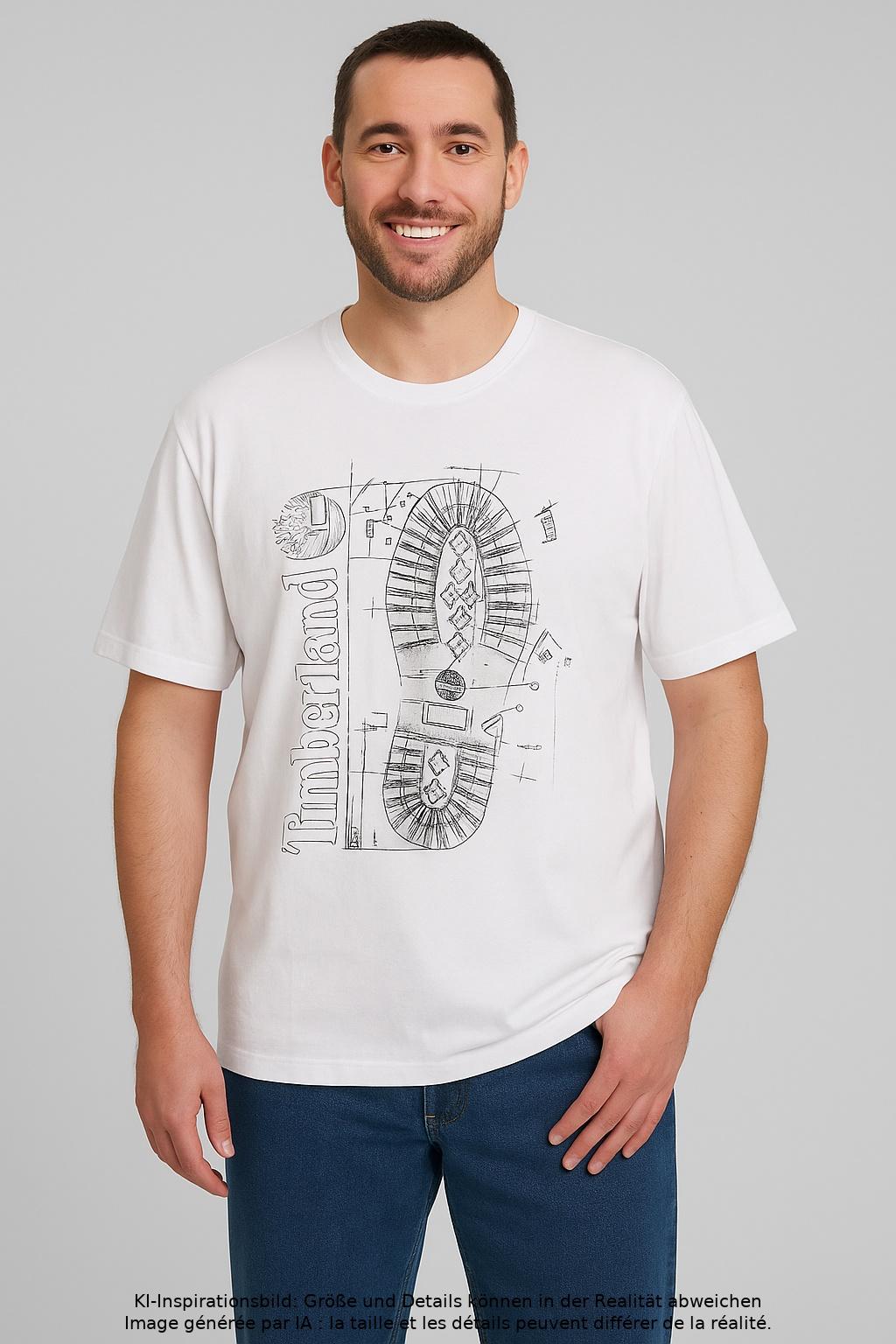 

Timberland Herren T-Shirt, weiß, Gr. 56