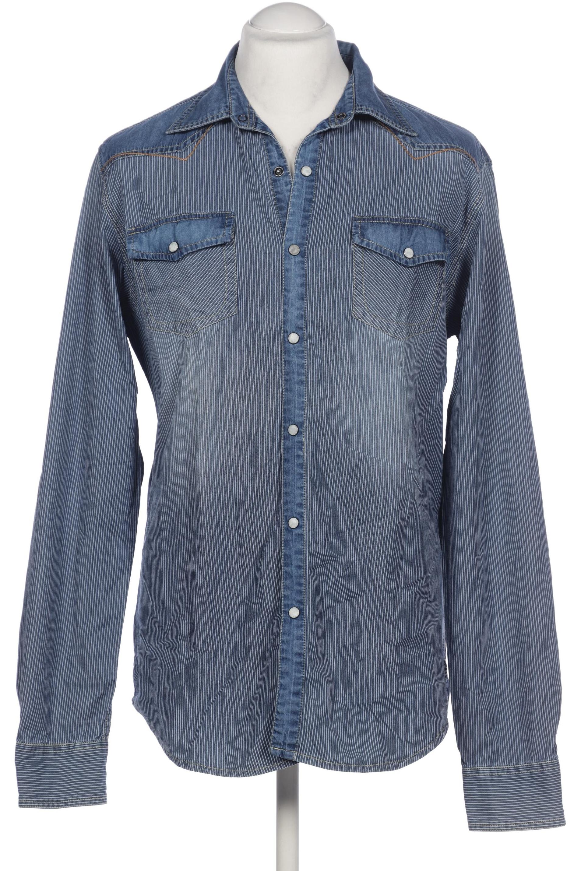 

Timezone Herren Hemd, blau, Gr. 52