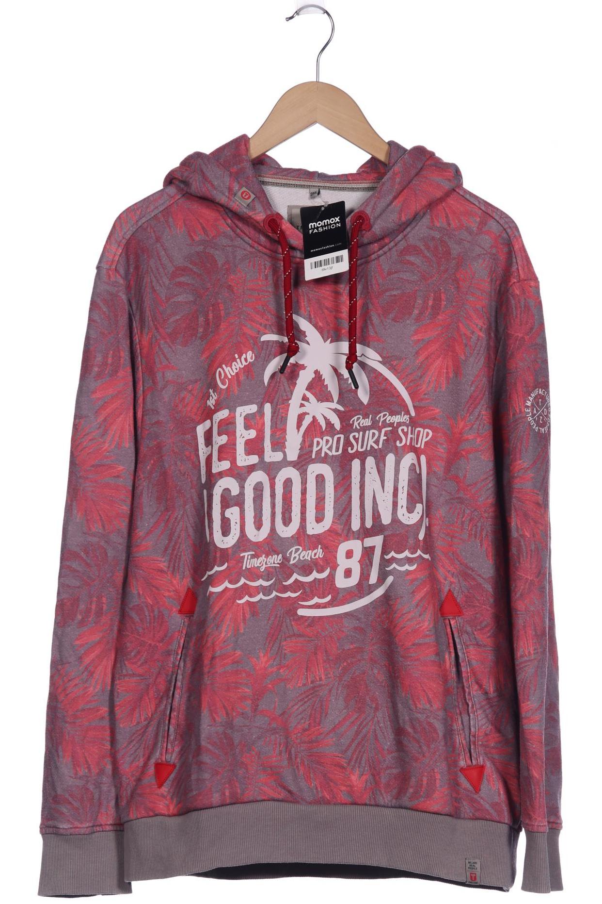 

Timezone Herren Kapuzenpullover, pink, Gr. 56