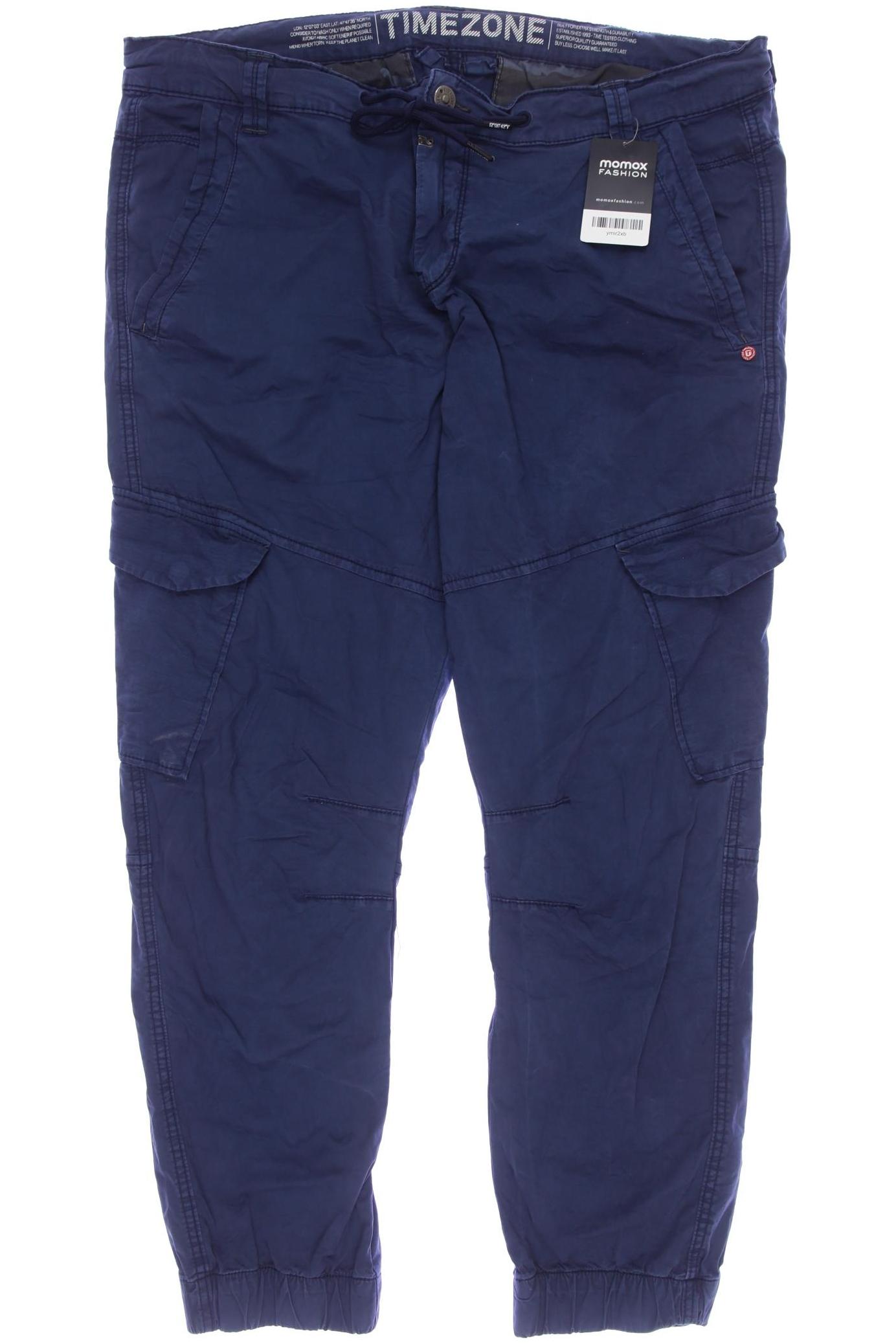 

Timezone Herren Stoffhose, blau, Gr. 38