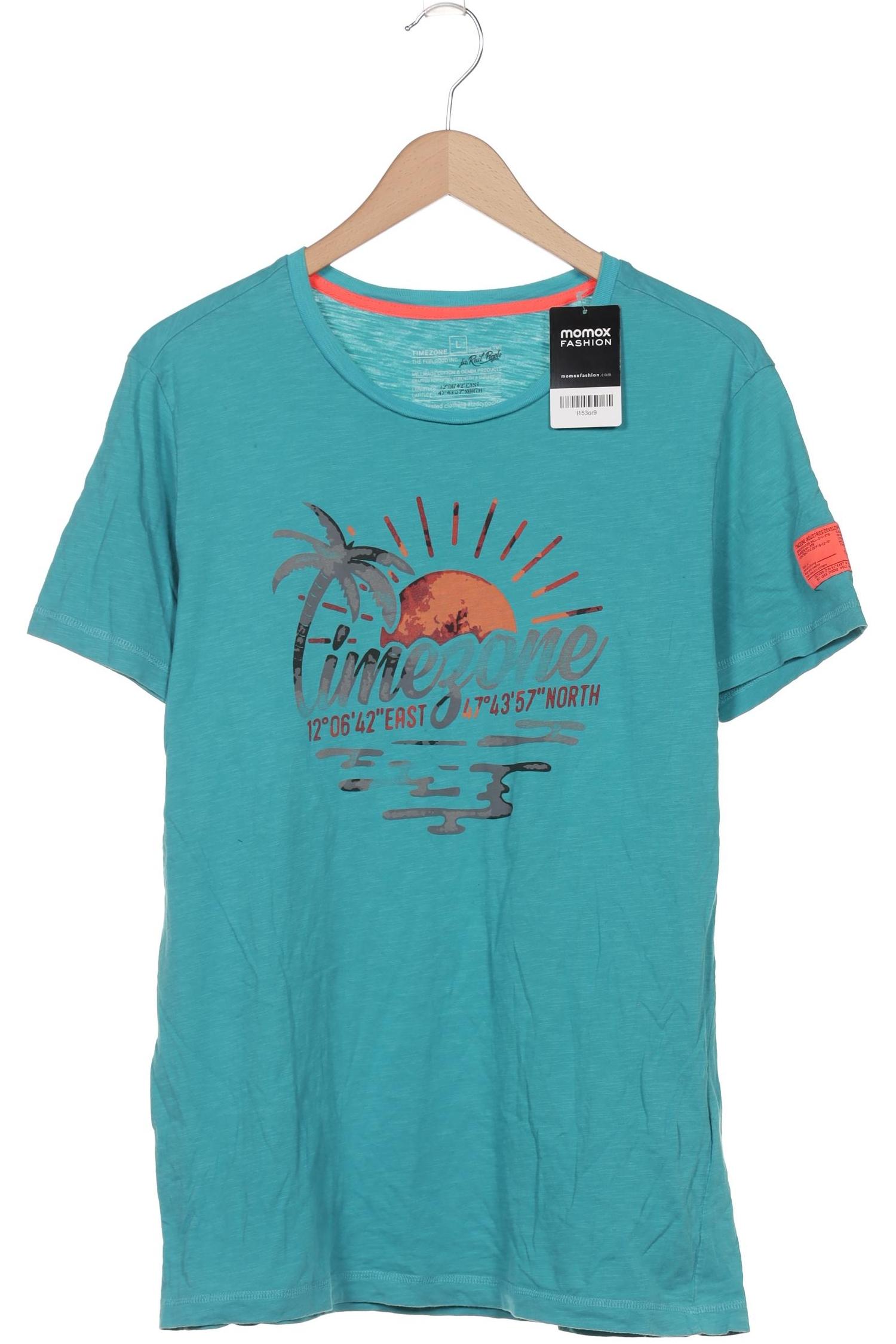 Thumbnail - Timezone Herren T-Shirt, türkis, Gr. 52