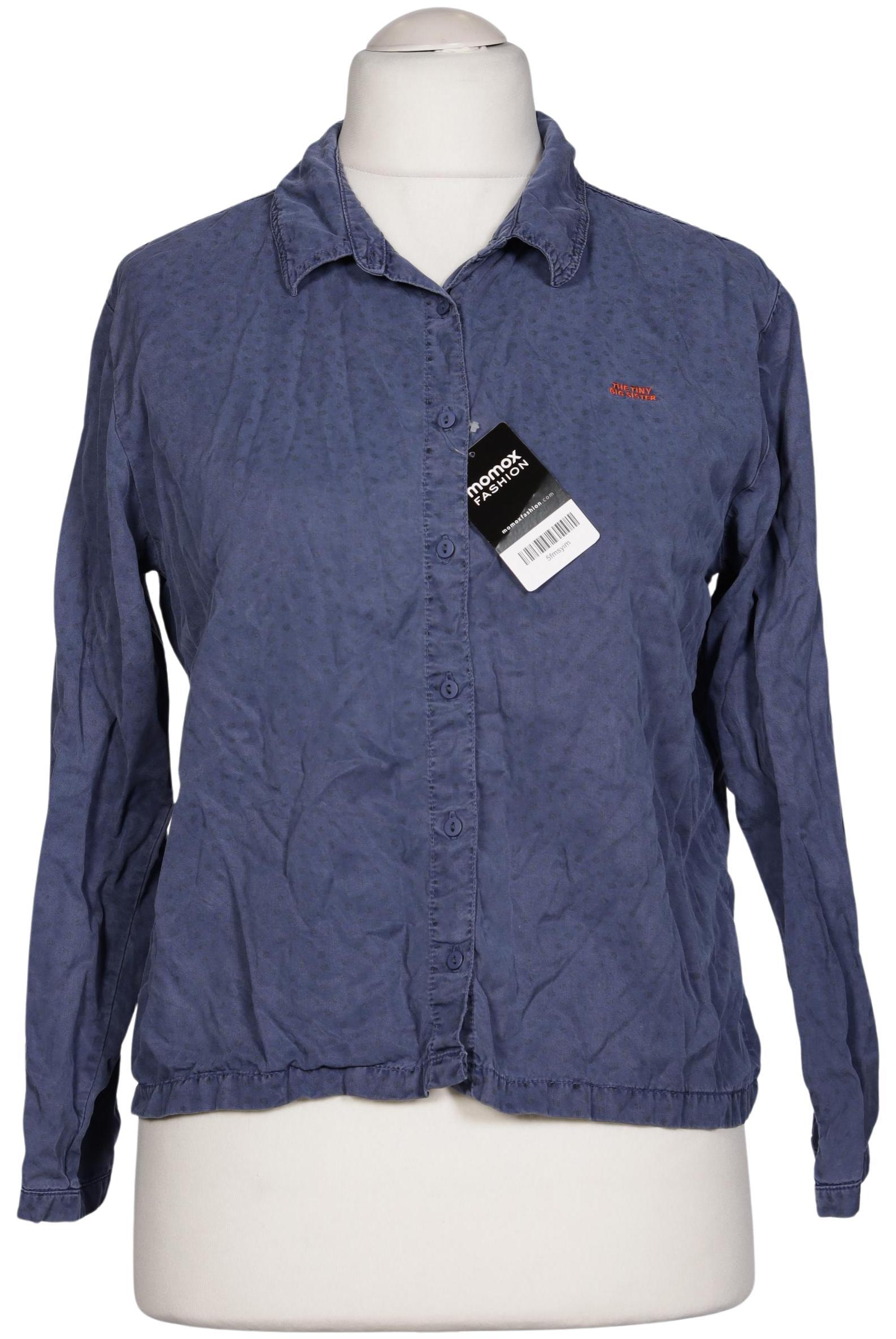 

Tinycottons Damen Bluse, blau, Gr. 40