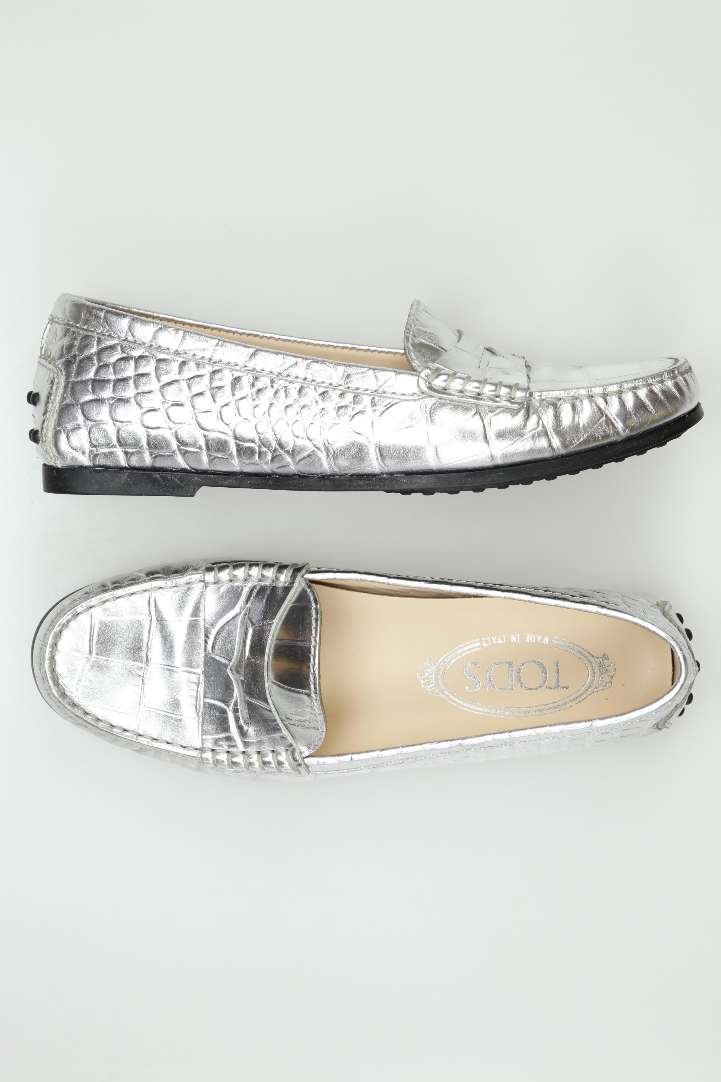 

Tod's Damen Halbschuh, silber, Gr. 35