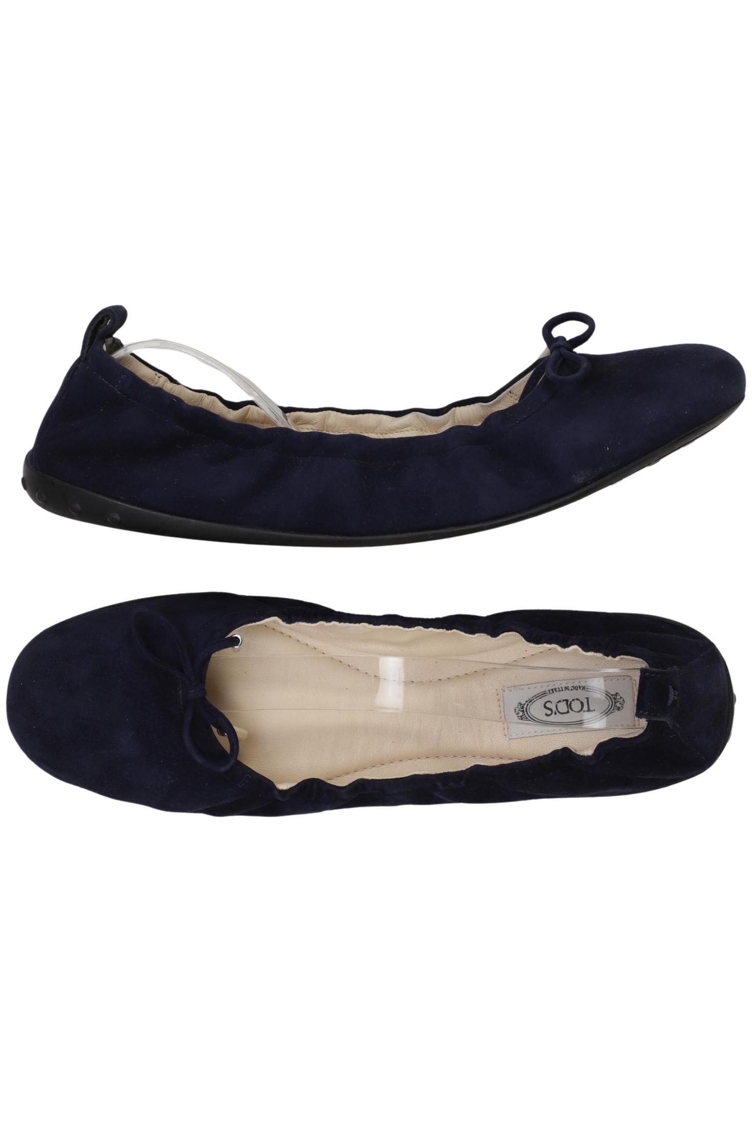 

Tod's Damen Ballerinas, marineblau, Gr. 40