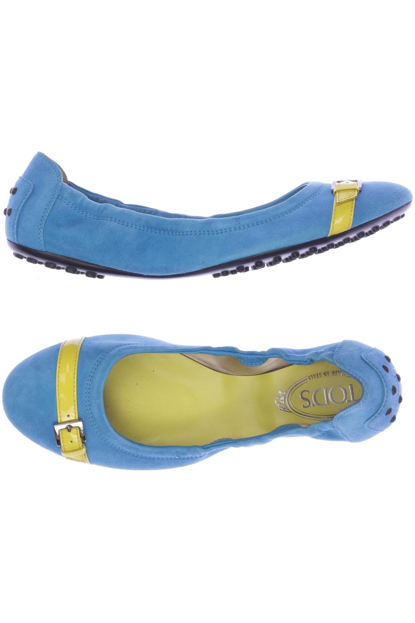 

Tod's Damen Ballerinas, blau, Gr. 38.5