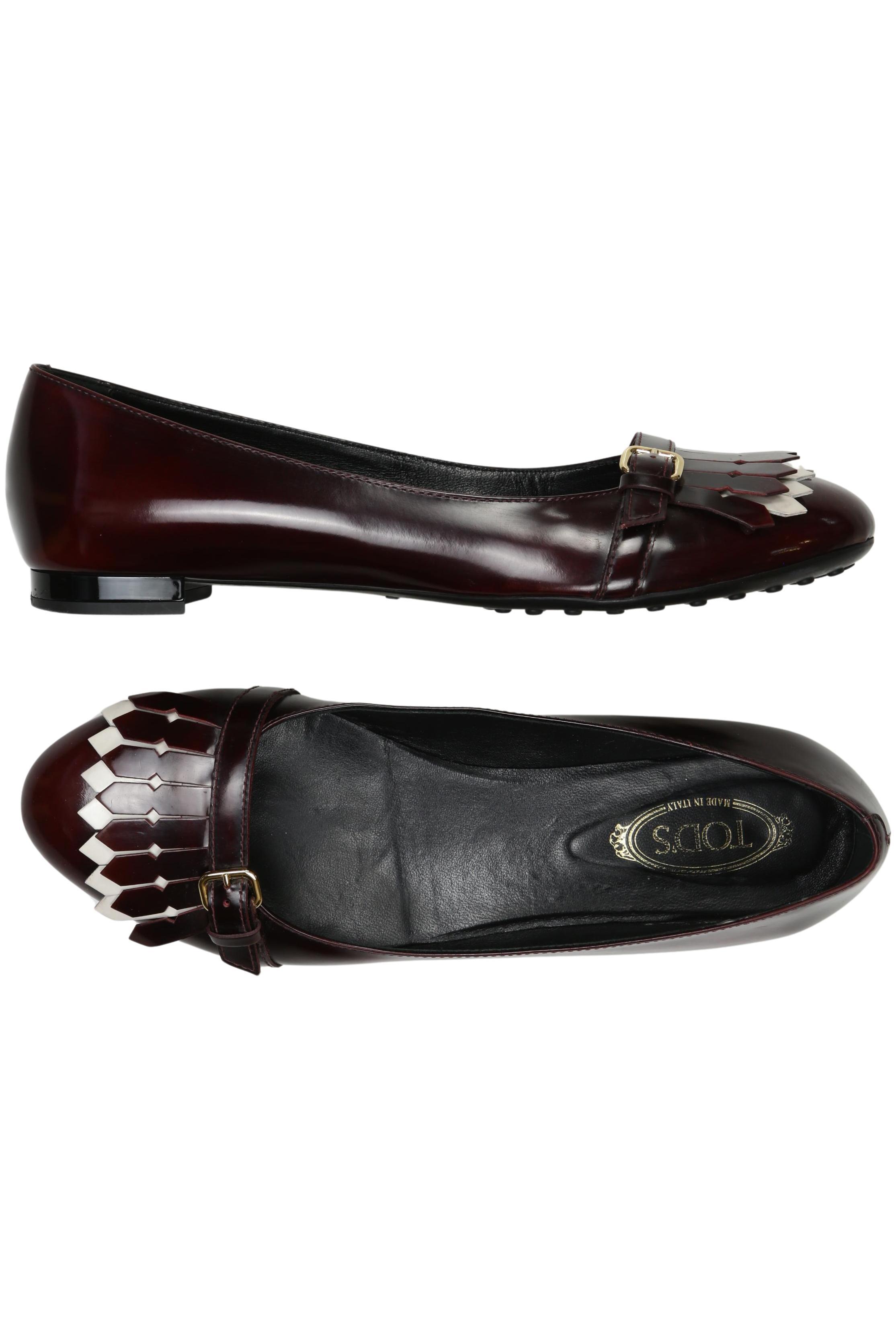 

Tod's Damen Ballerinas, bordeaux, Gr. 39