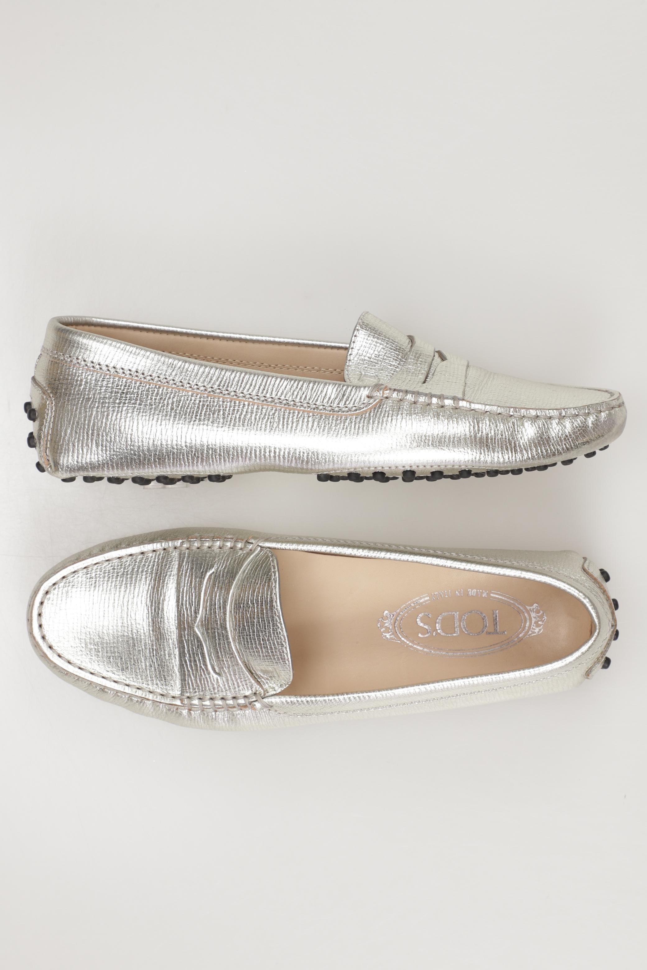 

Tod's Damen Halbschuh, silber, Gr. 37