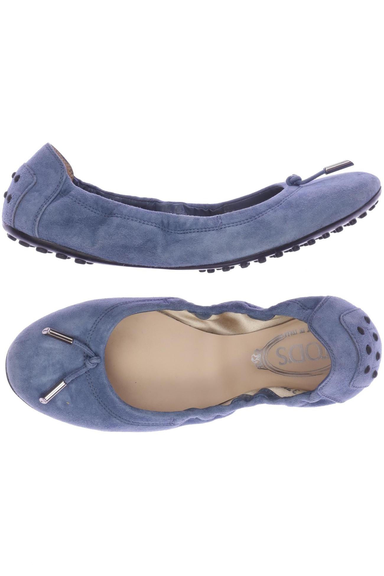 

Tod's Damen Ballerinas, blau, Gr. 37.5