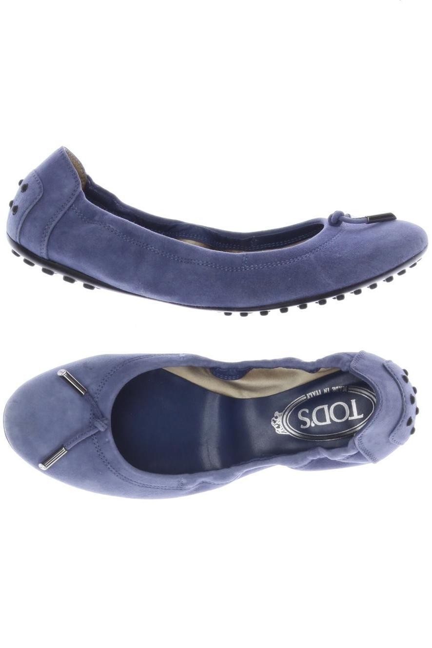 

Tod's Damen Ballerinas, blau, Gr. 37.5
