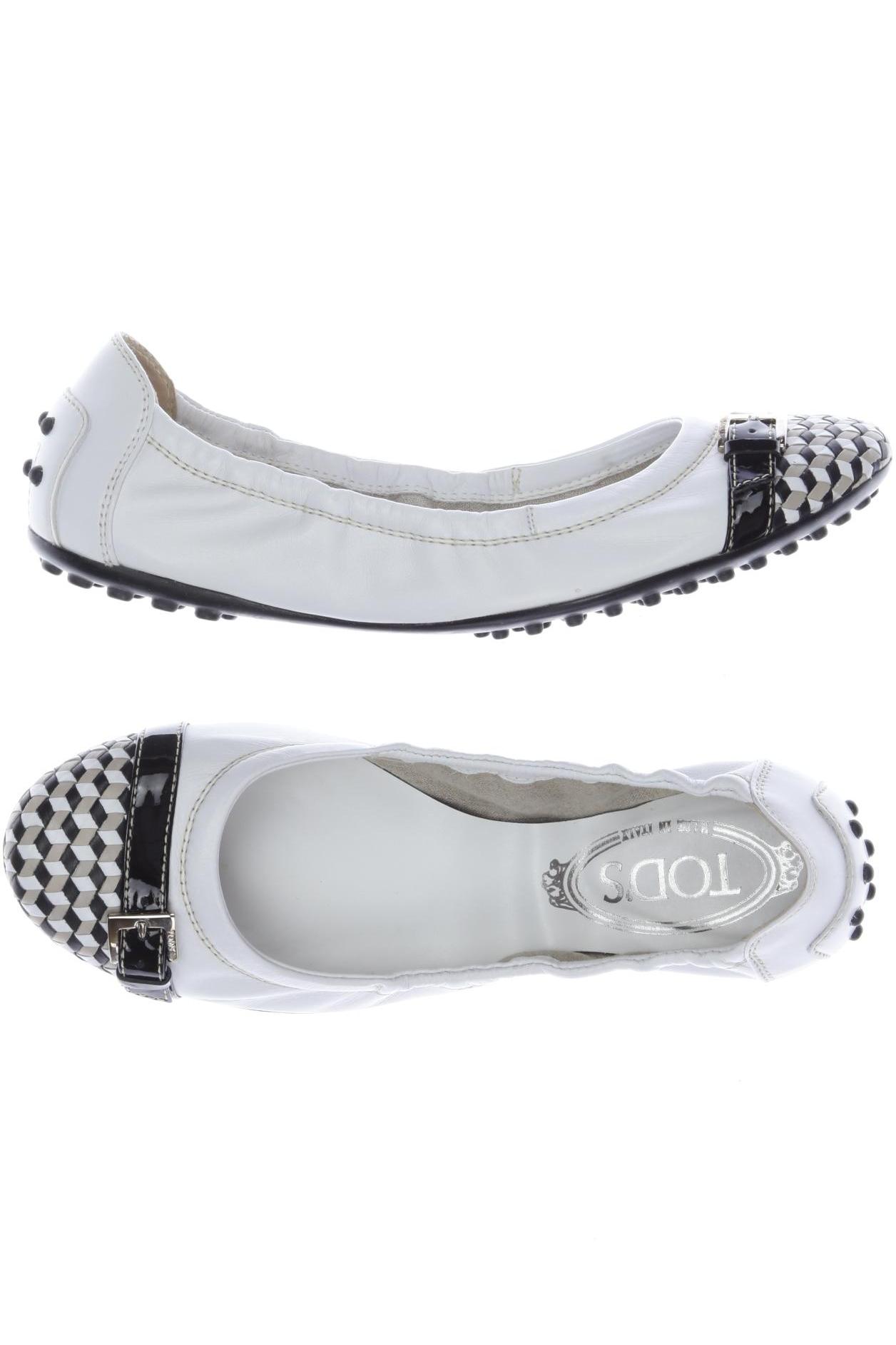 

Tod's Damen Ballerinas, weiß, Gr. 36
