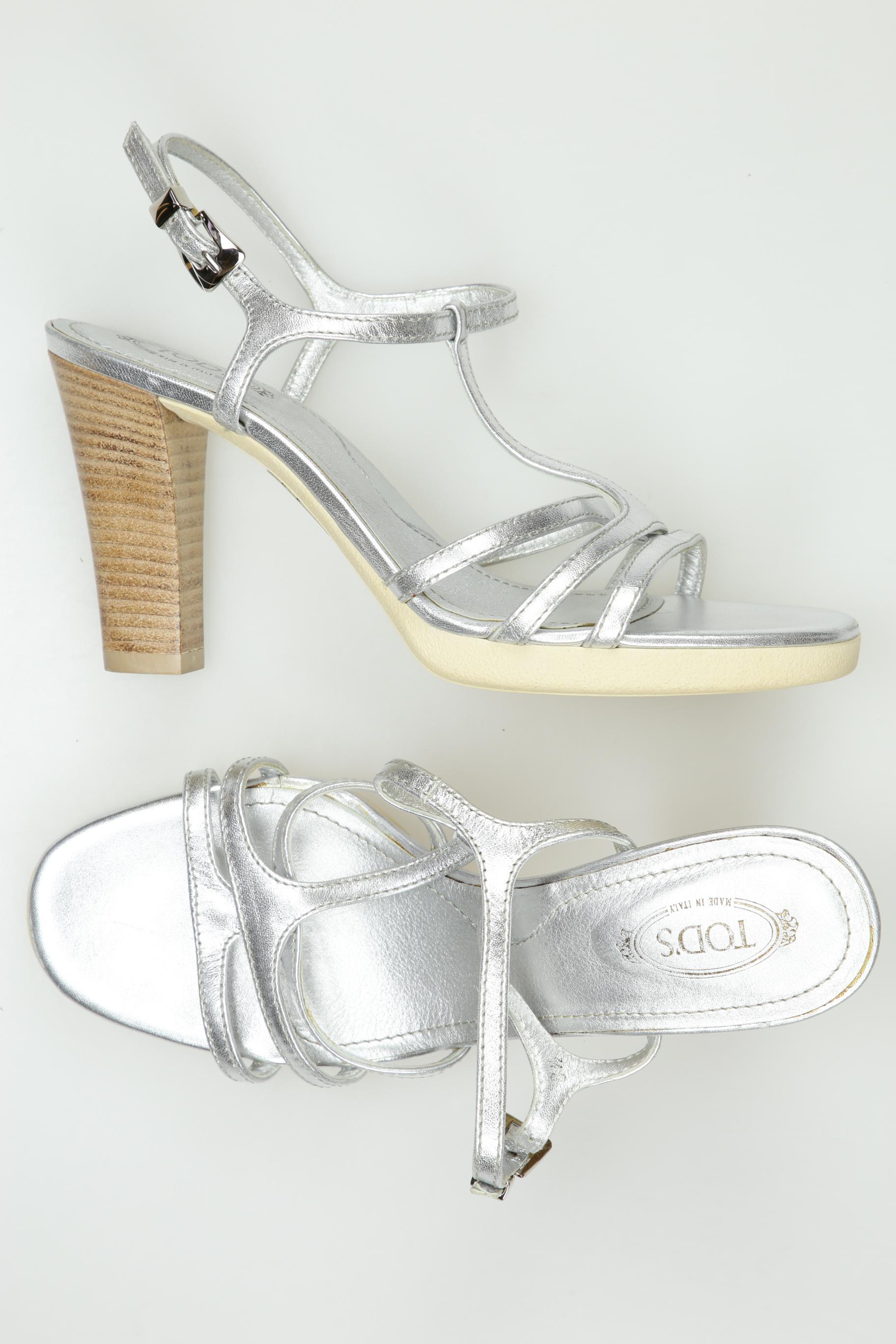 

Tod's Damen Sandale, silber, Gr. 8.5
