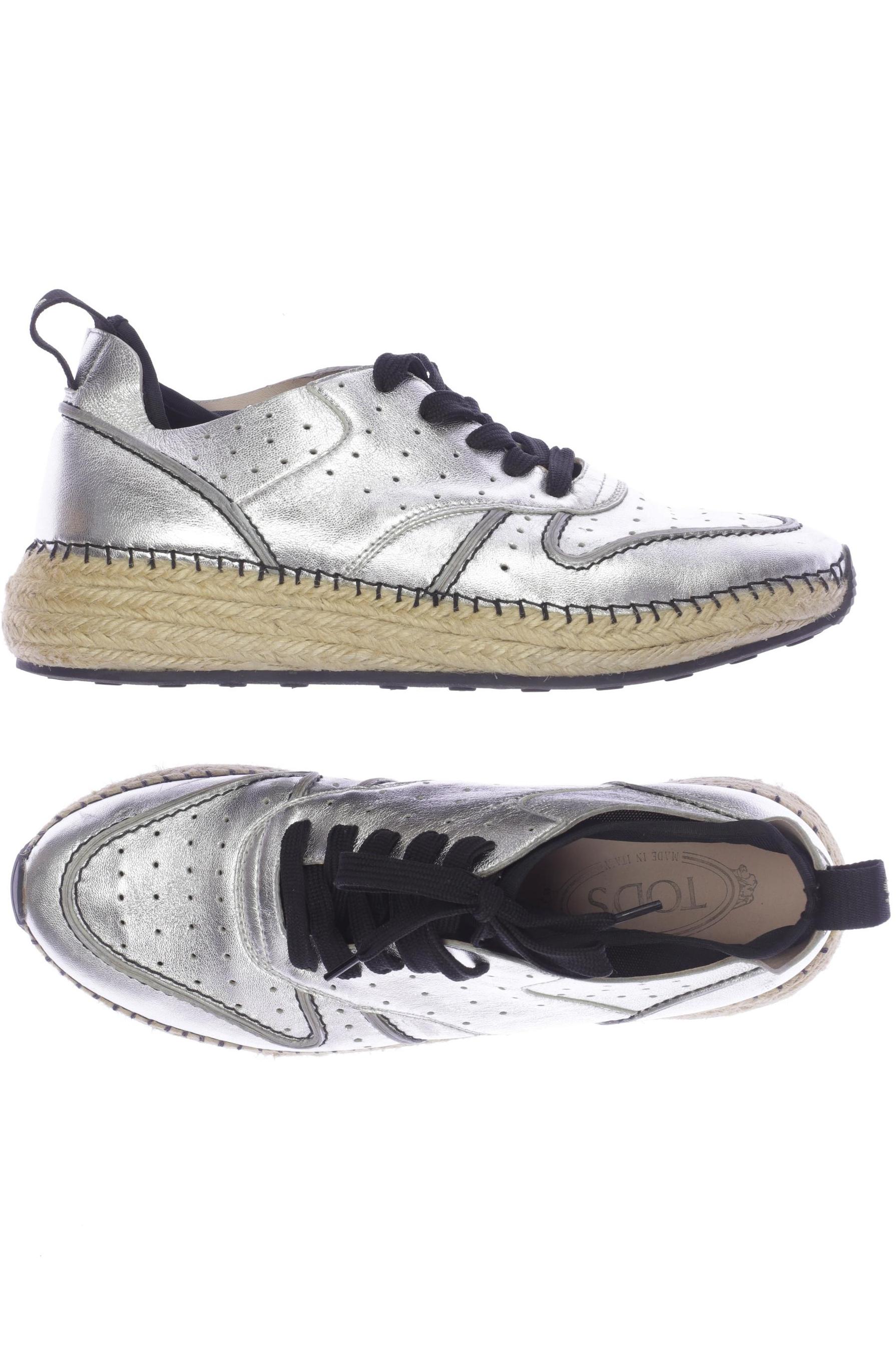 

Tod's Damen Halbschuh, silber, Gr. 40