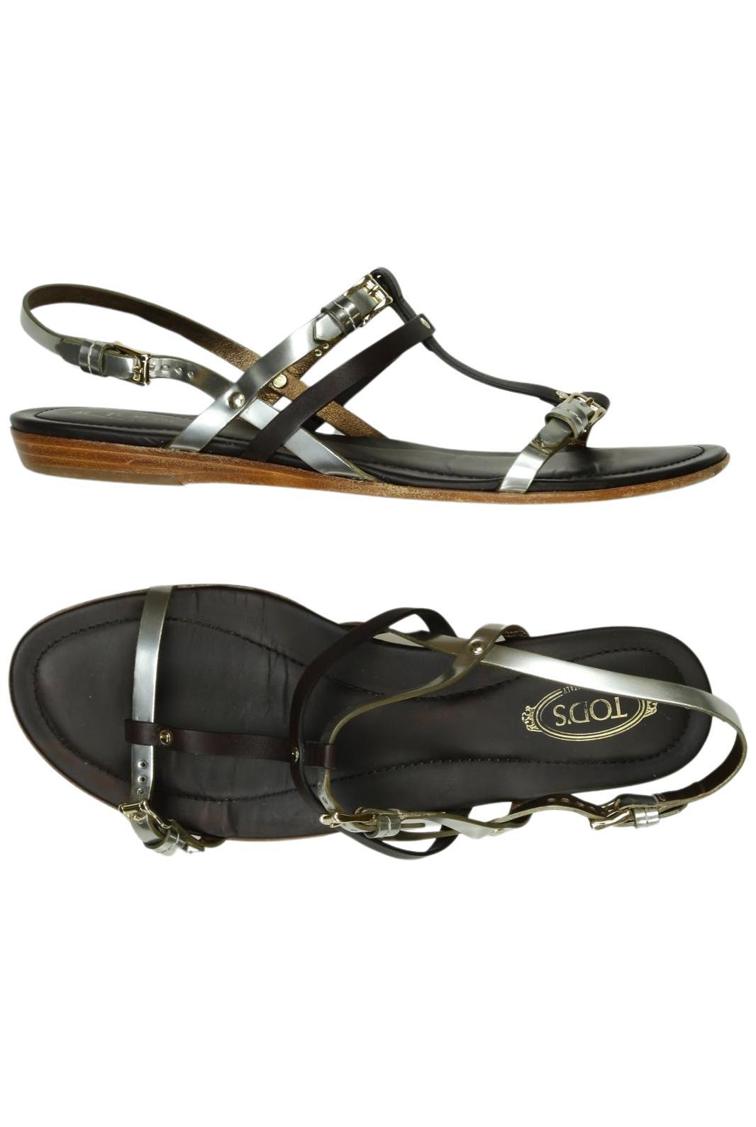 

Tod's Damen Sandale, silber, Gr. 39