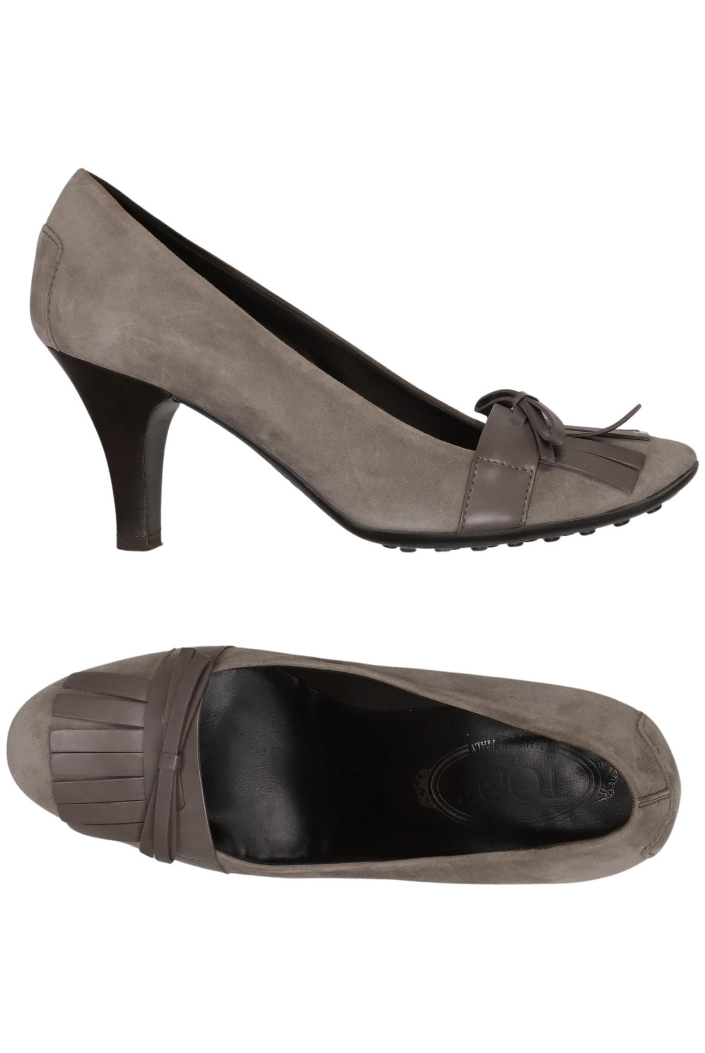

Tod's Damen Pumps, grau, Gr. 36.5