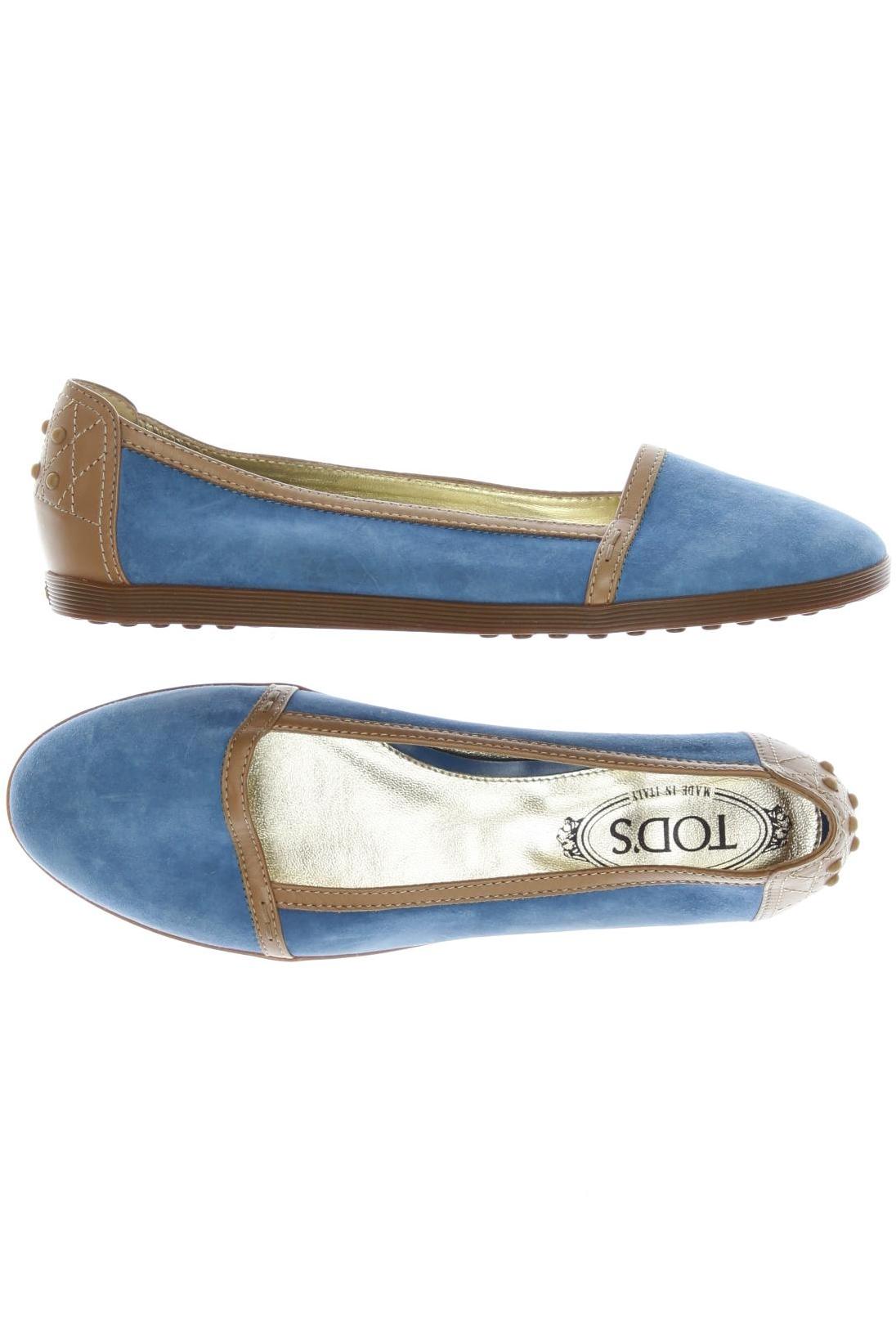 

Tod's Damen Ballerinas, blau, Gr. 38