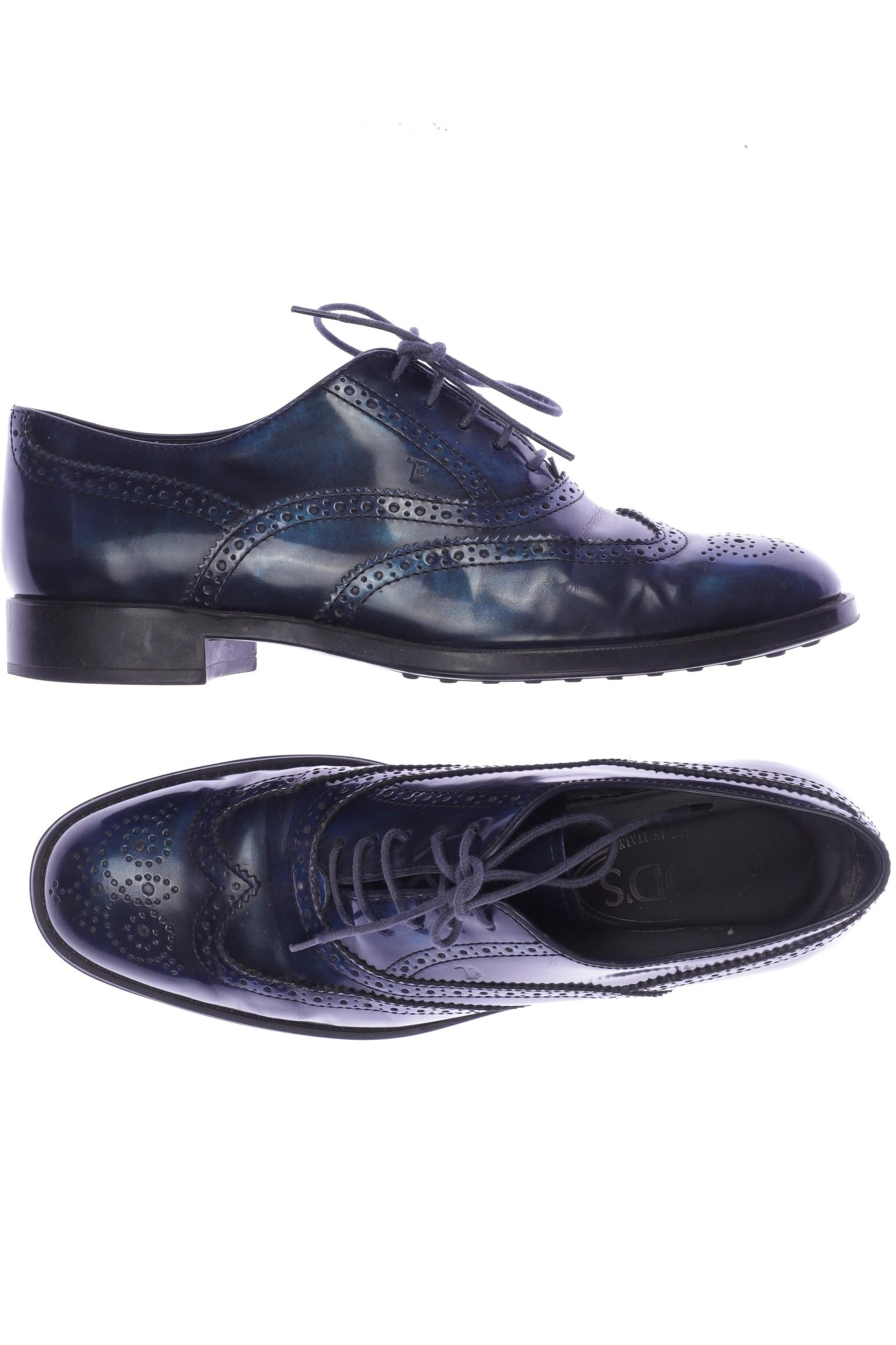 

Tod's Damen Halbschuh, blau, Gr. 37