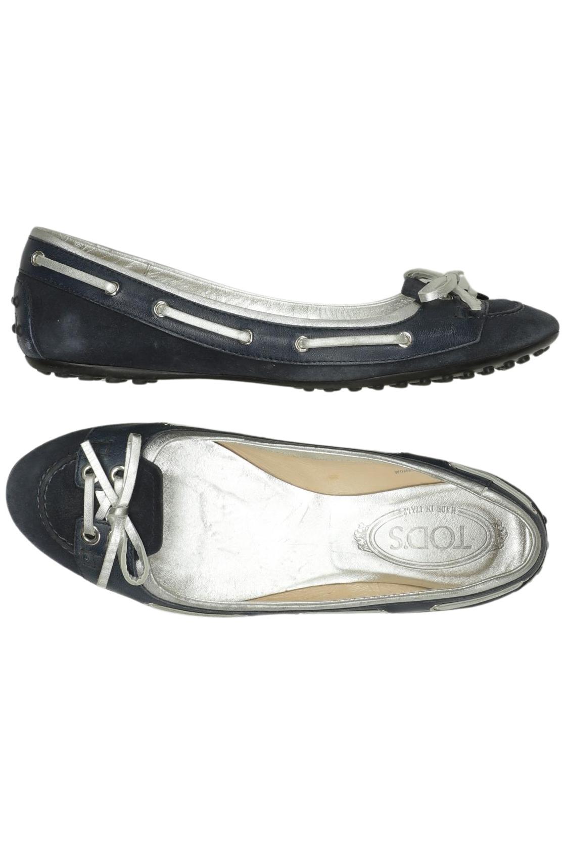 

Tod's Damen Ballerinas, marineblau, Gr. 37.5