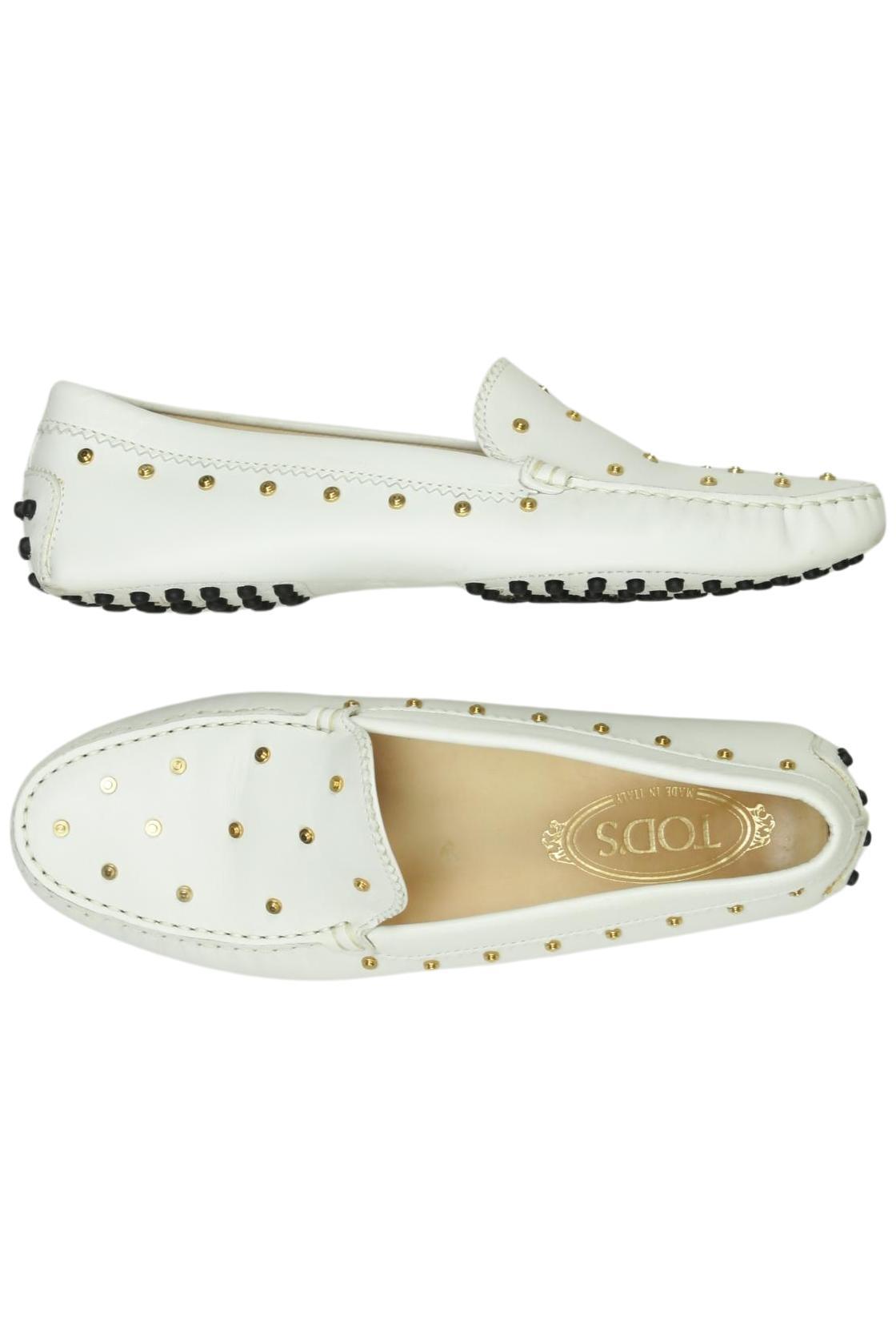 

Tod's Damen Halbschuh, weiß, Gr. 38.5