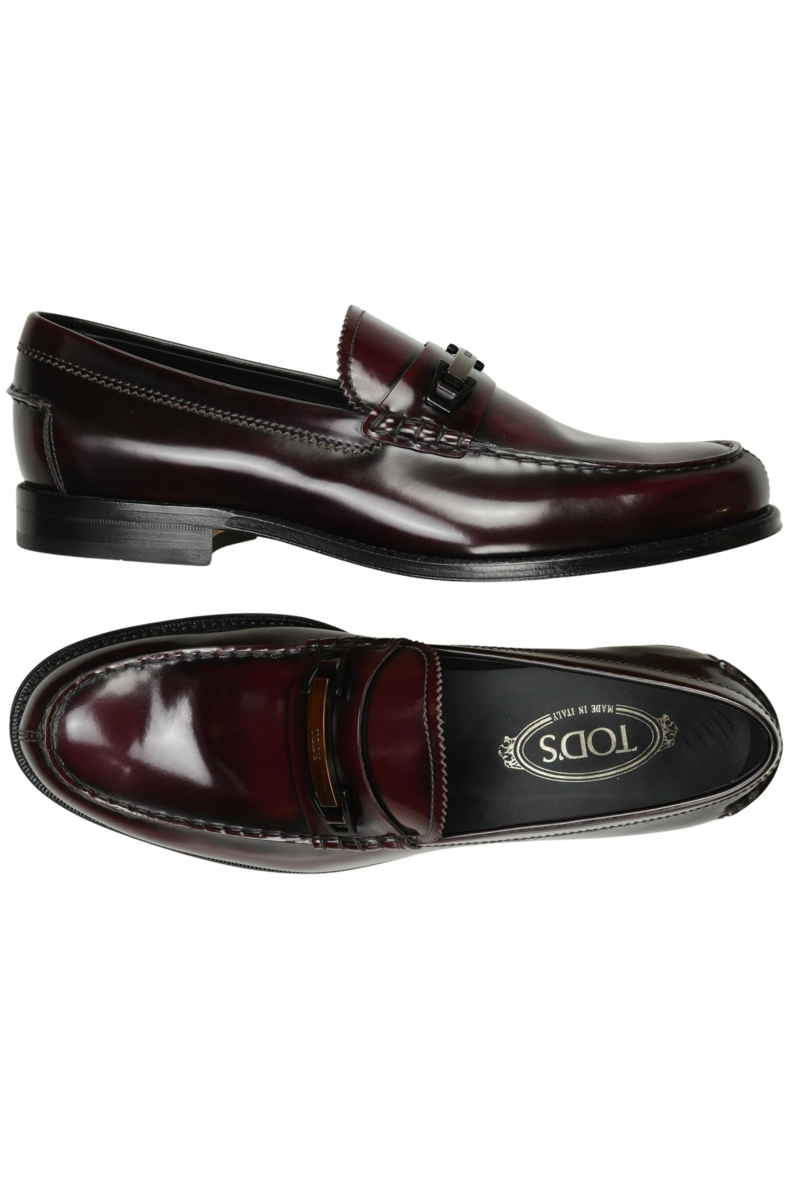 

Tod's Herren Halbschuh, bordeaux, Gr. 9.5
