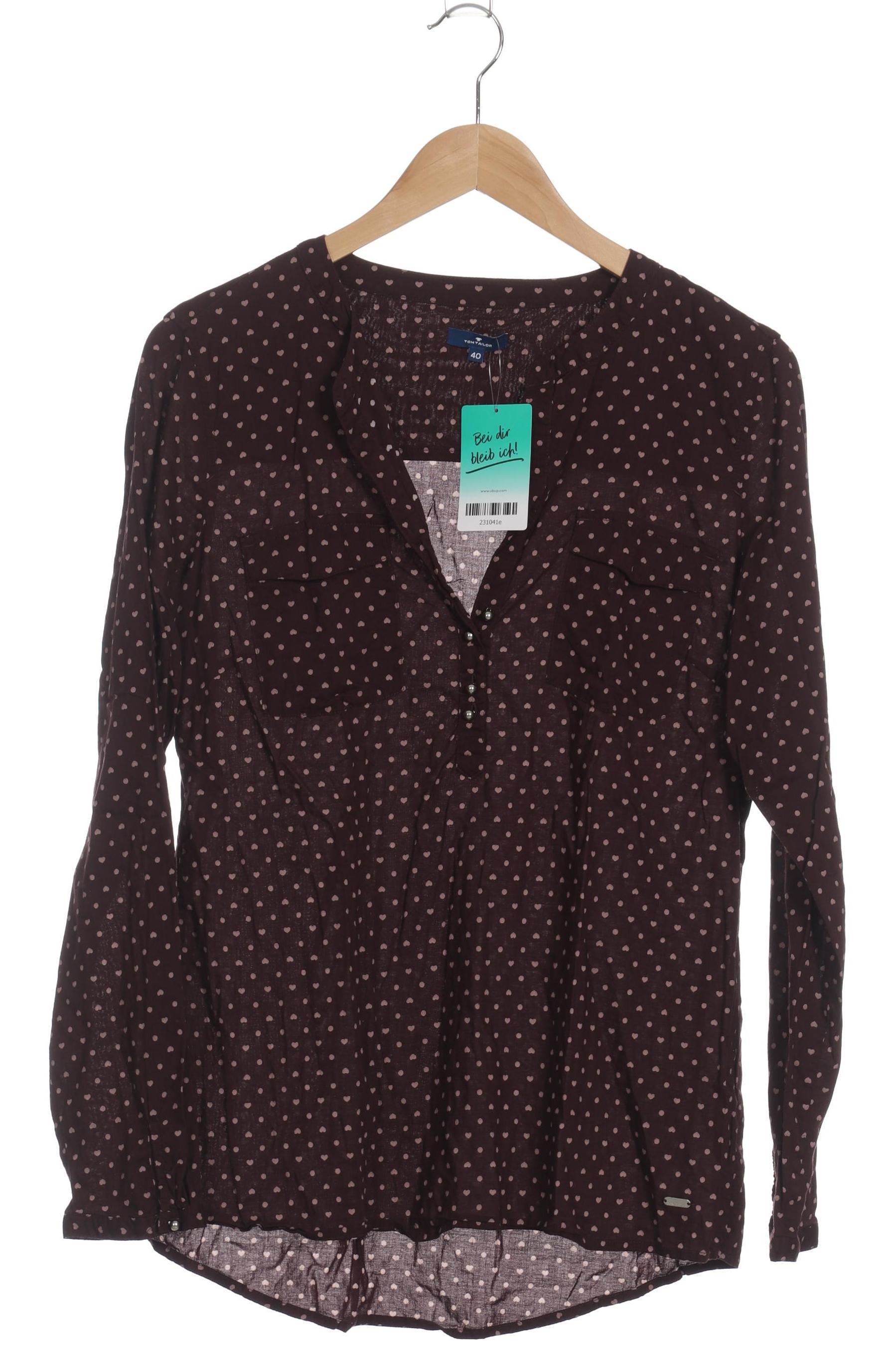

Tom Tailor Damen Bluse, braun, Gr. 40