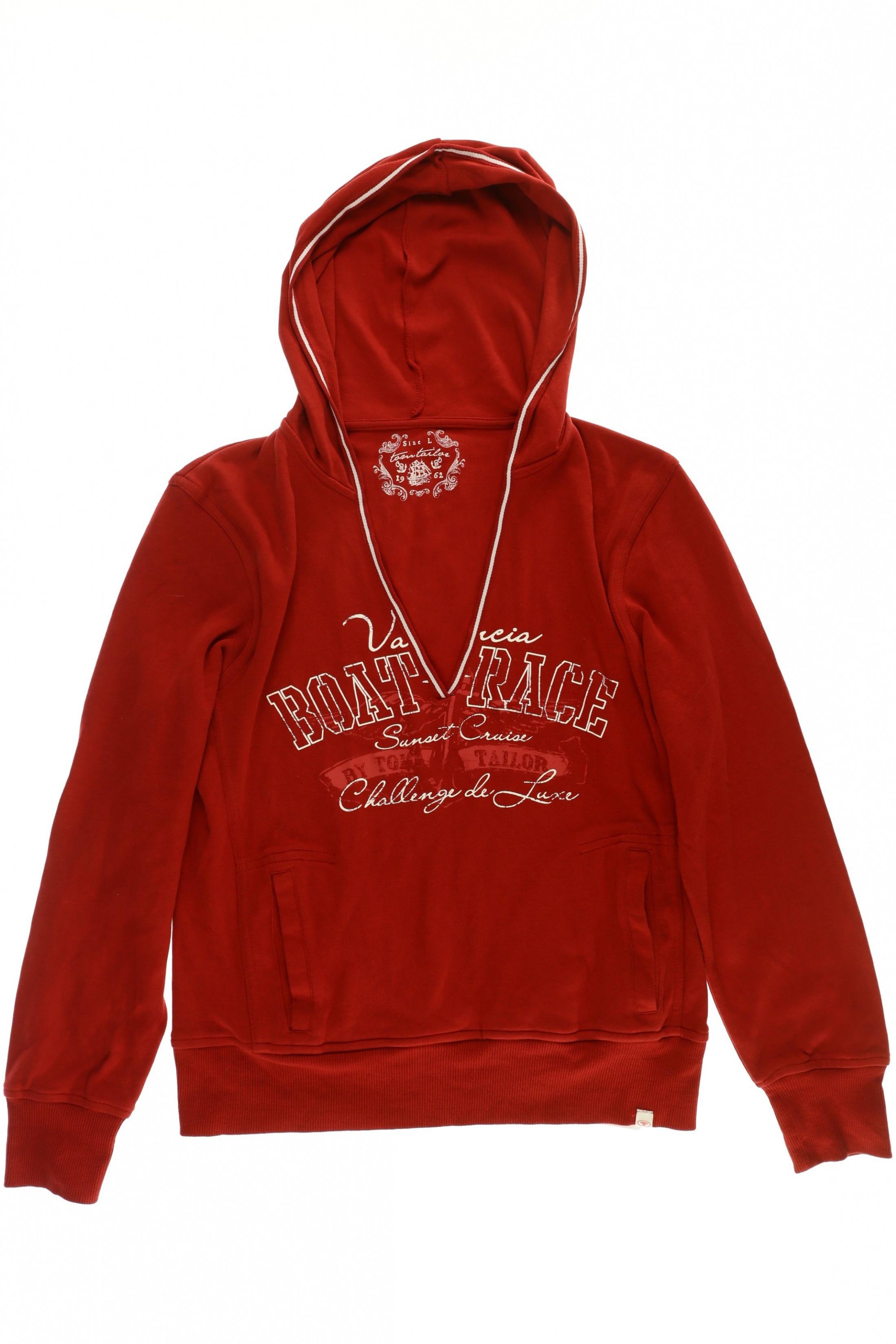 

Tom Tailor Damen Kapuzenpullover, rot, Gr.