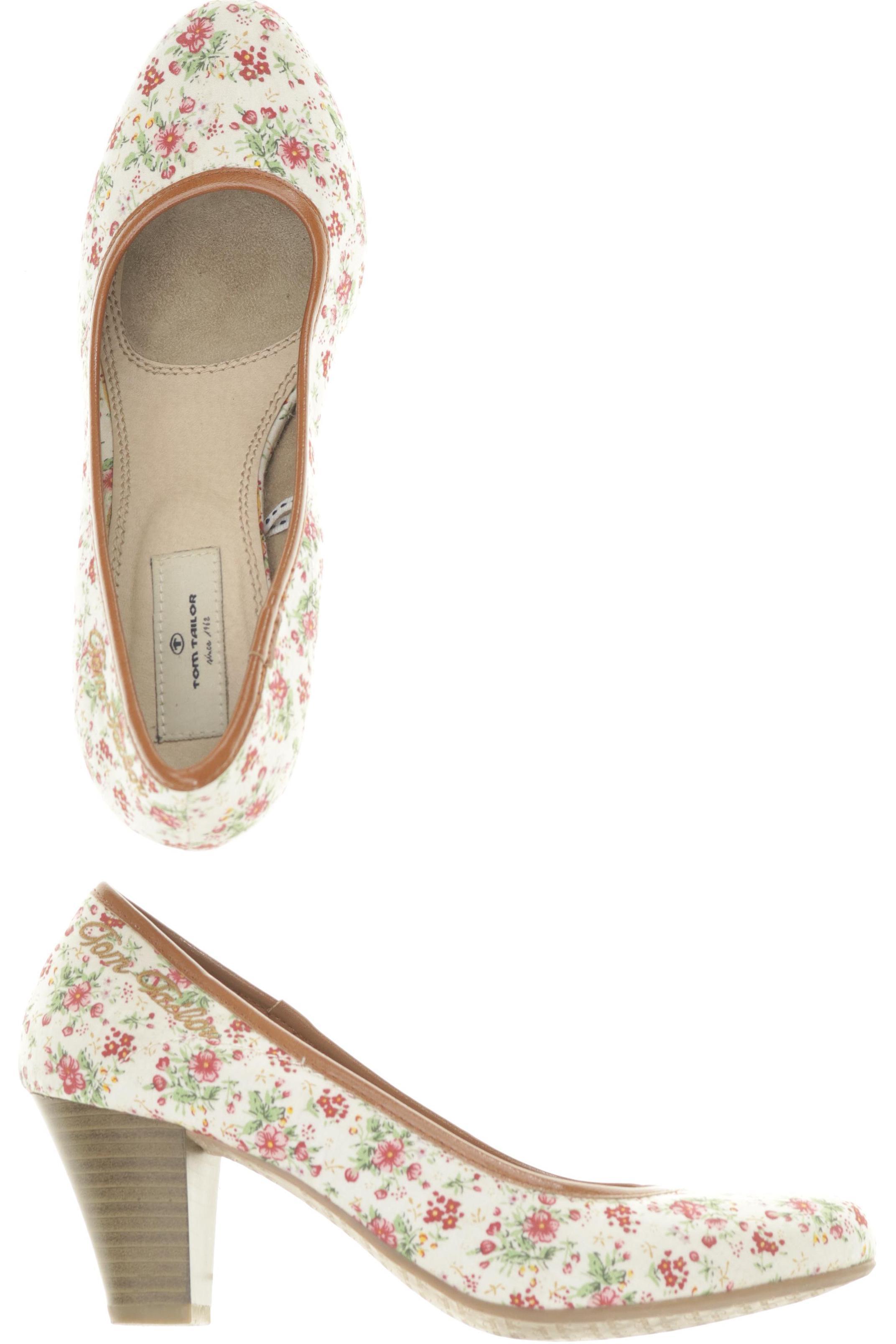 

Tom Tailor Damen Pumps, weiß, Gr. 39