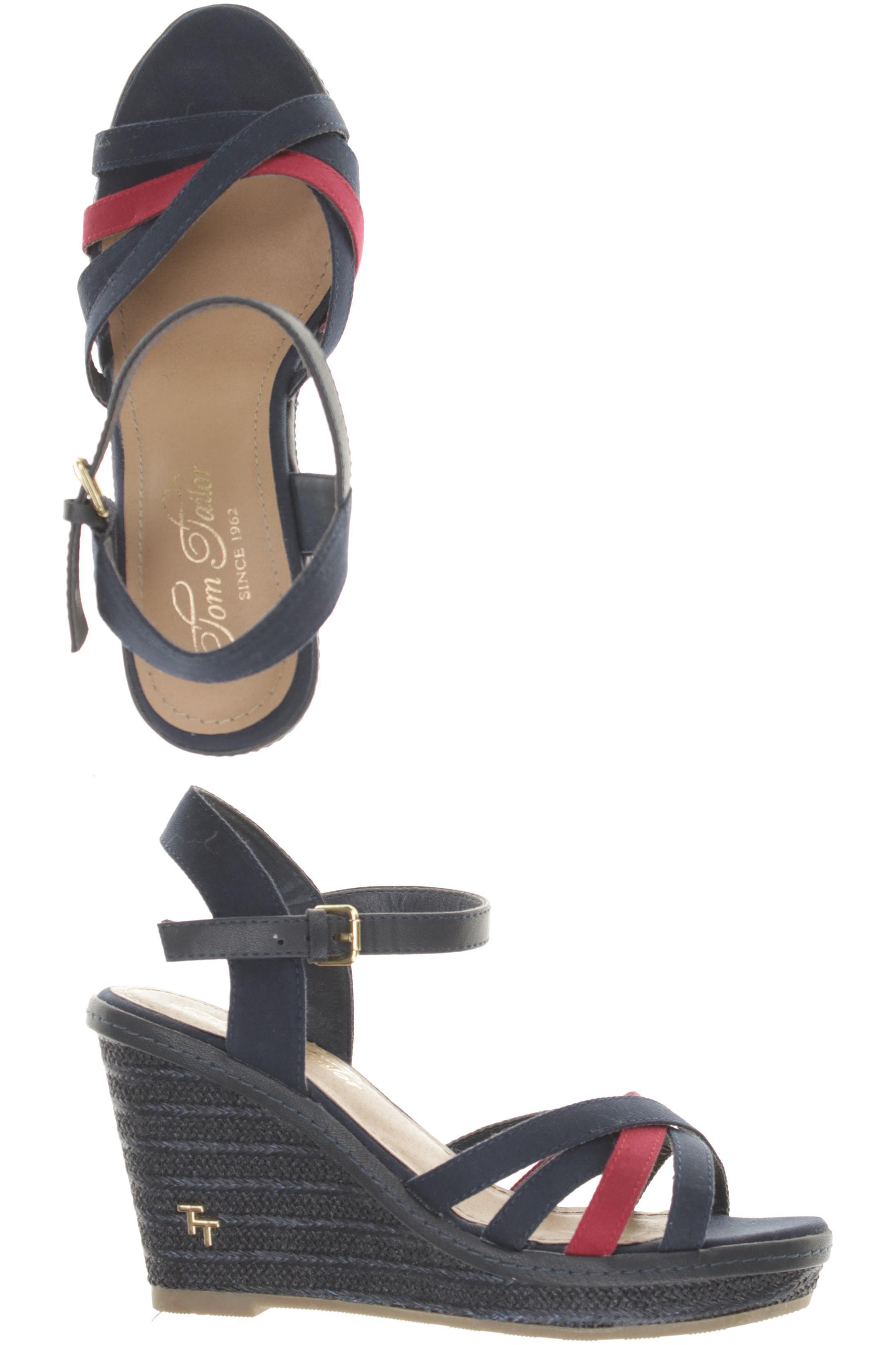 

Tom Tailor Damen Sandale, blau, Gr. 38