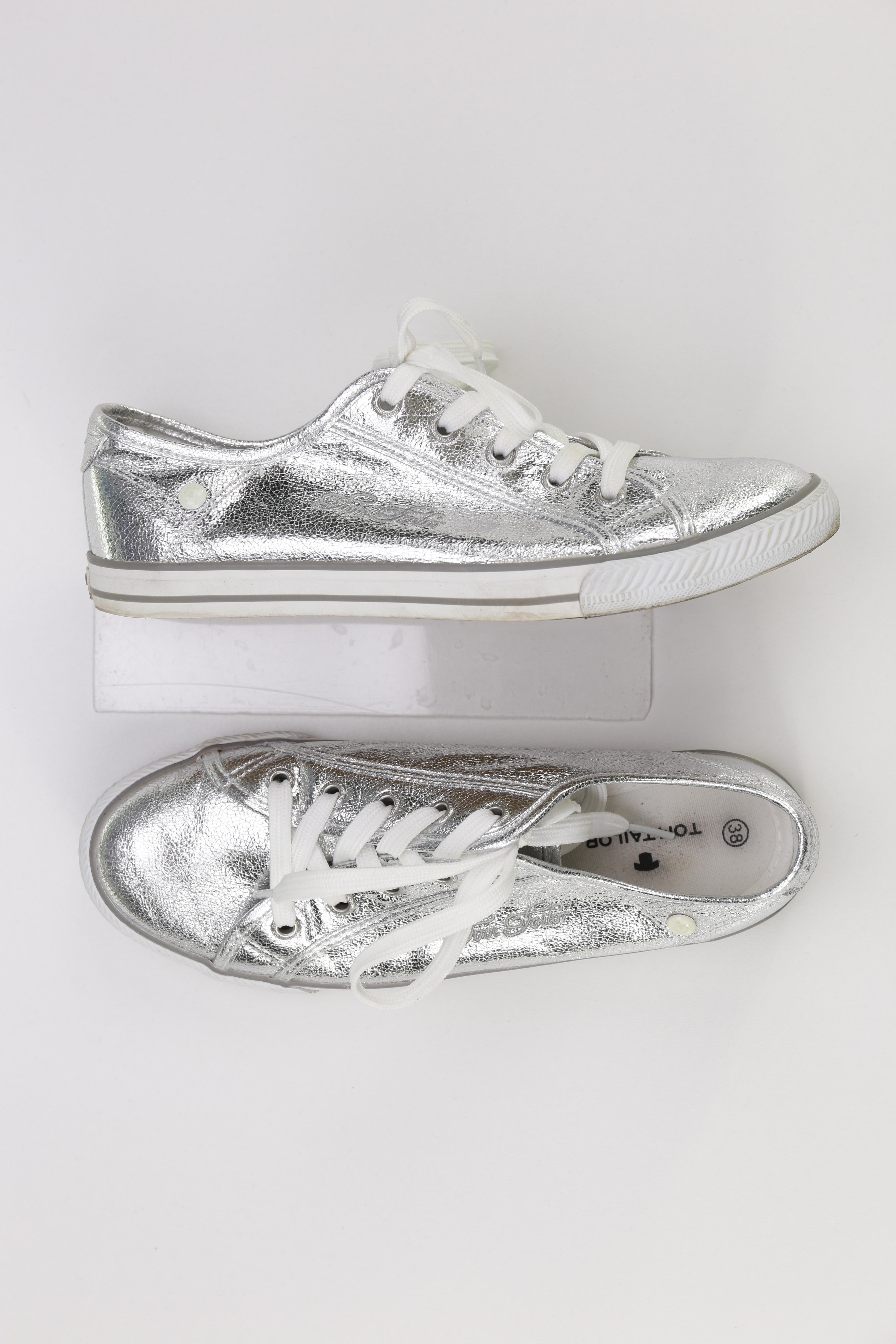 

Tom Tailor Damen Sneakers, silber, Gr. 38